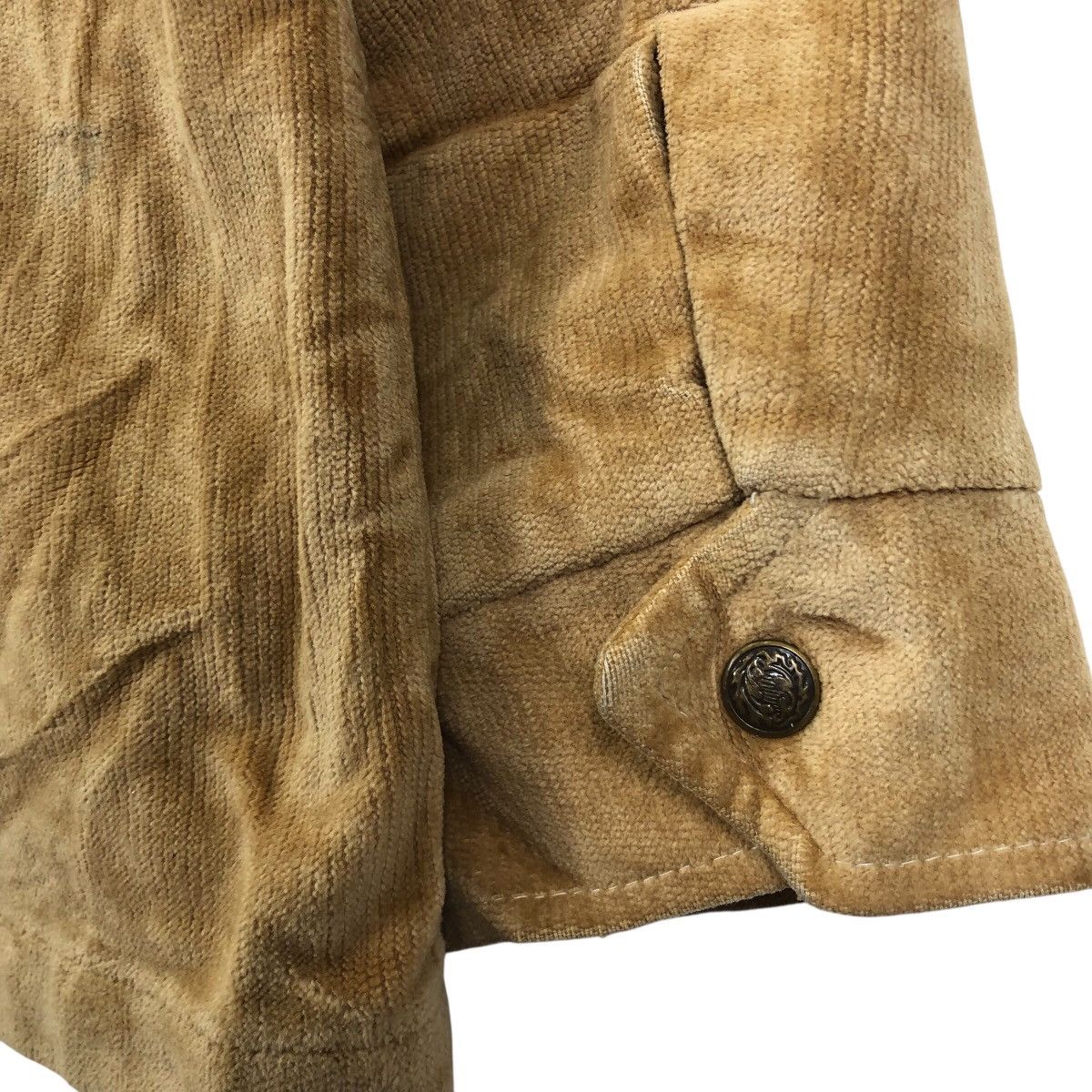 William Barry Vintage 70s WILLIAM BARRY USA Corduroy Sheepskin Jacket Size US L / EU 52-54 / 3 - 5 Thumbnail