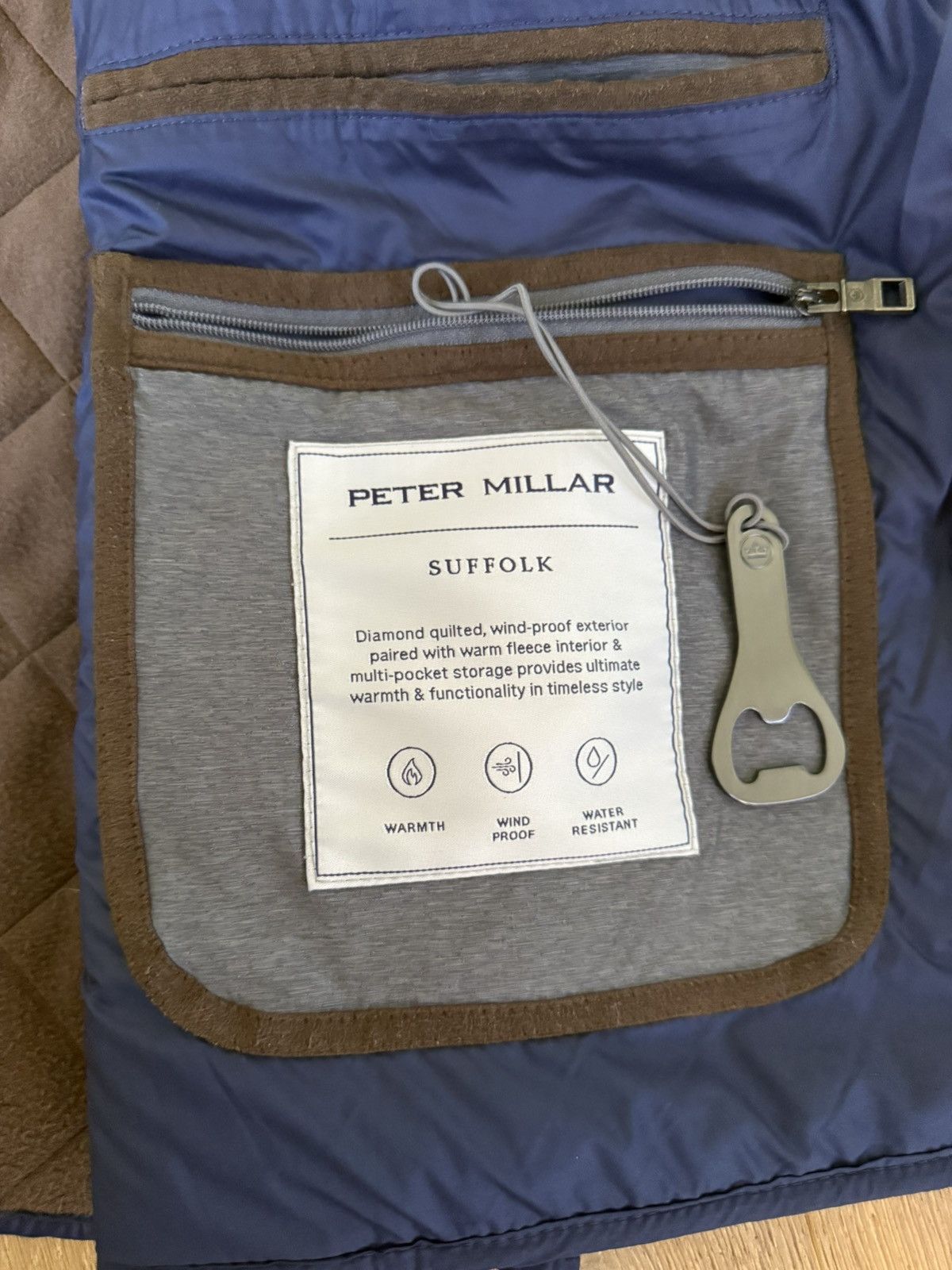 Peter Millar Peter Millar Suffolk Quilted Jacket Navy Size US XL / EU 56 / 4 - 6 Thumbnail