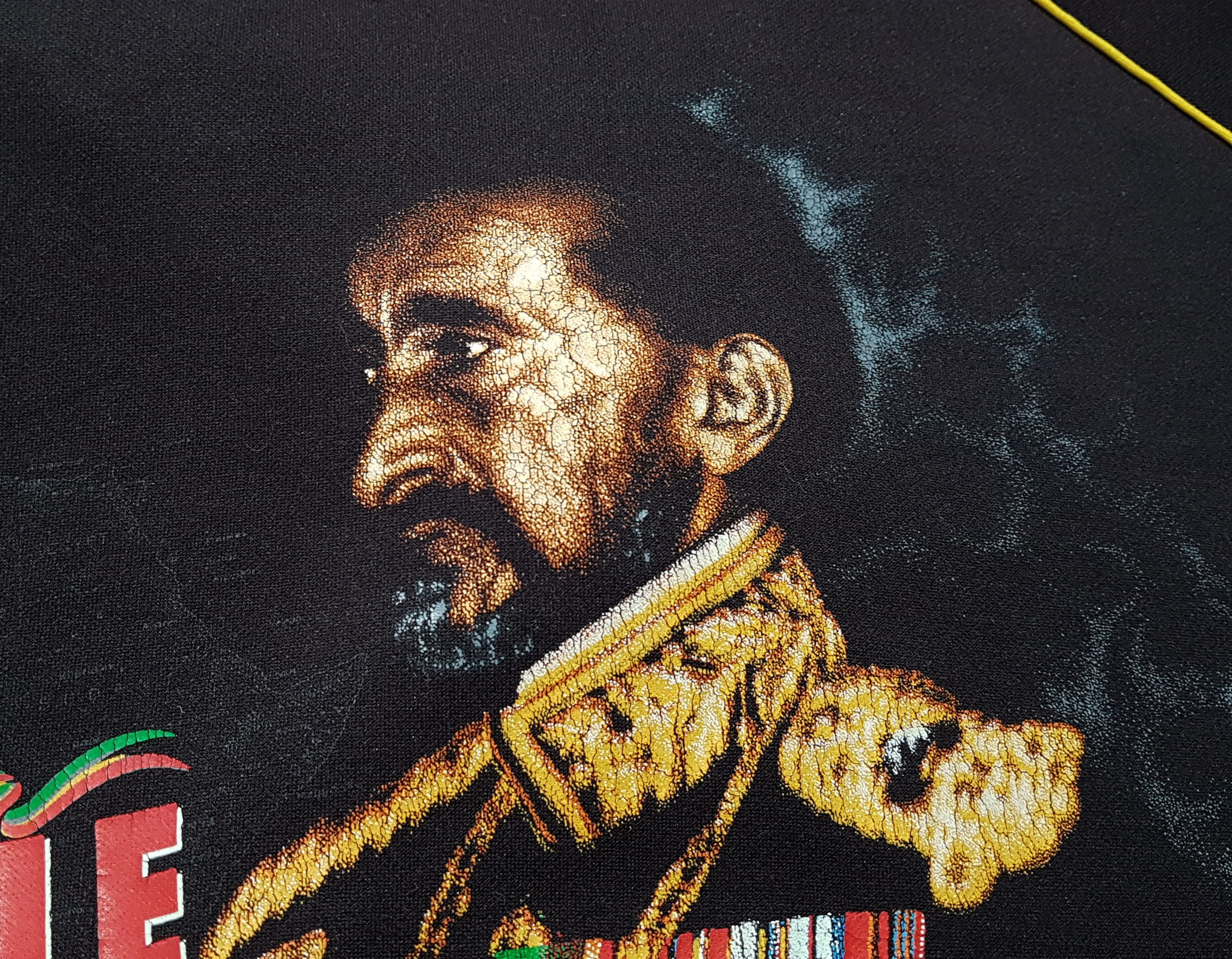 Vintage Haile Selassie Vintage Reggae Rastafari Zip Track Jacket L Size US L / EU 52-54 / 3 - 9 Thumbnail