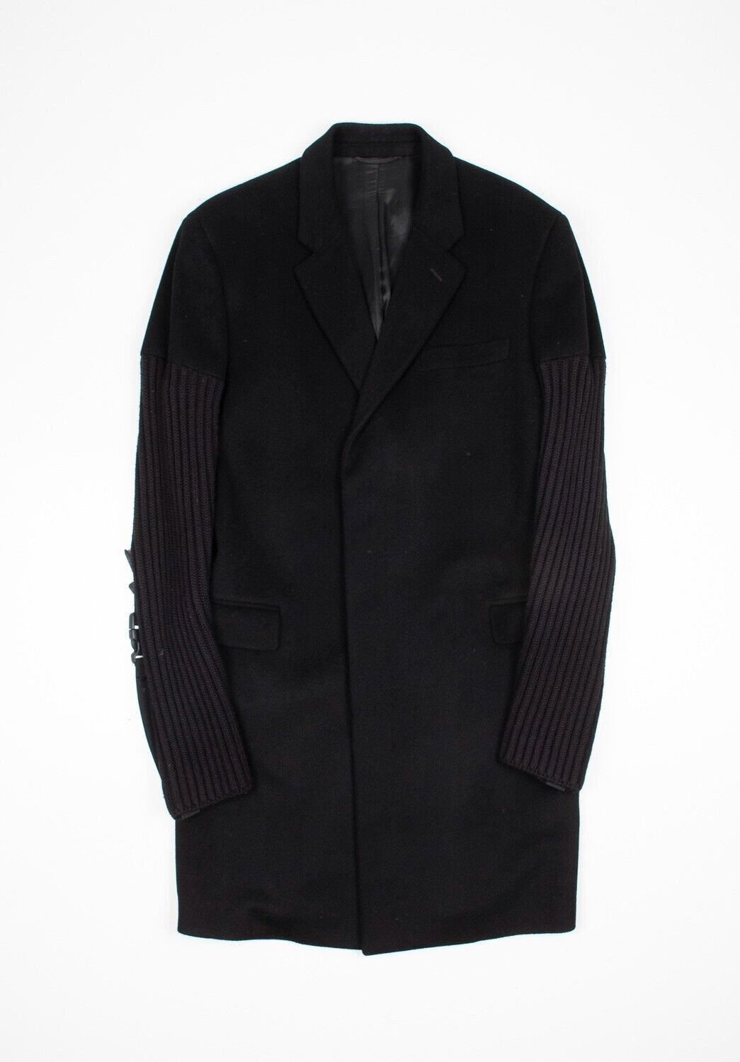 Helmut Lang Helmut Lang Cashmere coat bondage knit sleeves overcoat Size US M / EU 48-50 / 2 - 2 Thumbnail