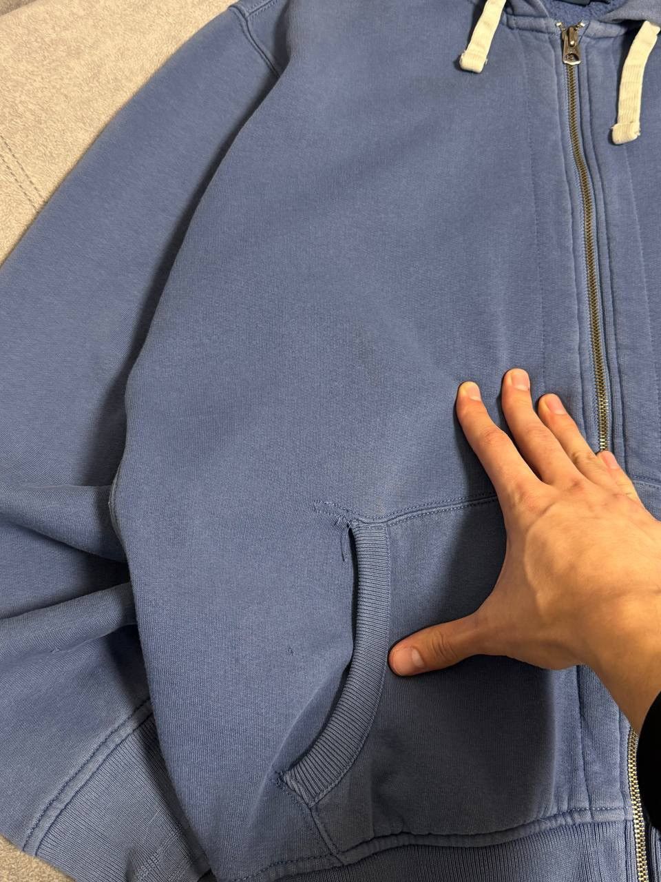 Polo Ralph Lauren Vintage Polo Ralph Lauren classic zip blue hoodie size L Size US L / EU 52-54 / 3 - 9 Thumbnail