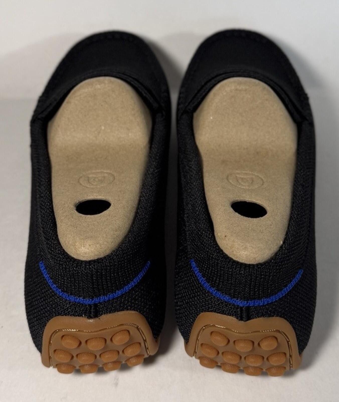 Rothy's ROTHY'S The Daily Driver Loafers 303-001 Black Pegged Outsol Size US 7.5 / IT 37.5 - 3 Thumbnail