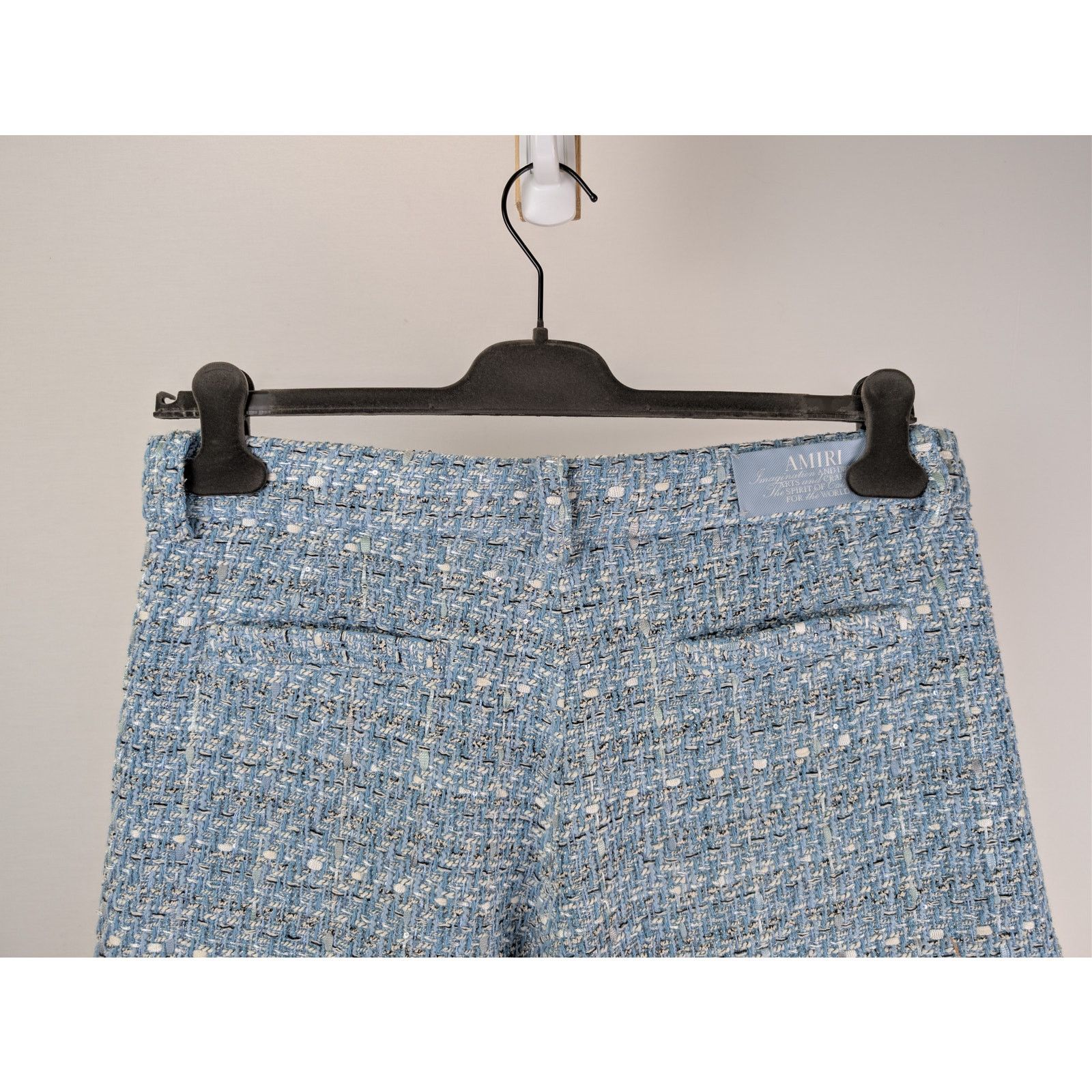 Amiri o1rshd1 Boucle Shorts Short in Ashley Blue Size US 40 / EU 56 - 11 Thumbnail