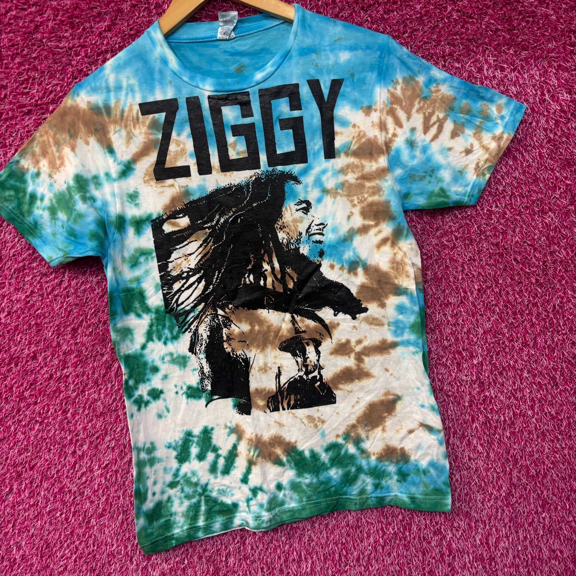 Band Tees Ziggy Marley 2023 Summer Tour at the Greek Reggae Tie Dye Sm Size US S / EU 44-46 / 1 - 3 Thumbnail