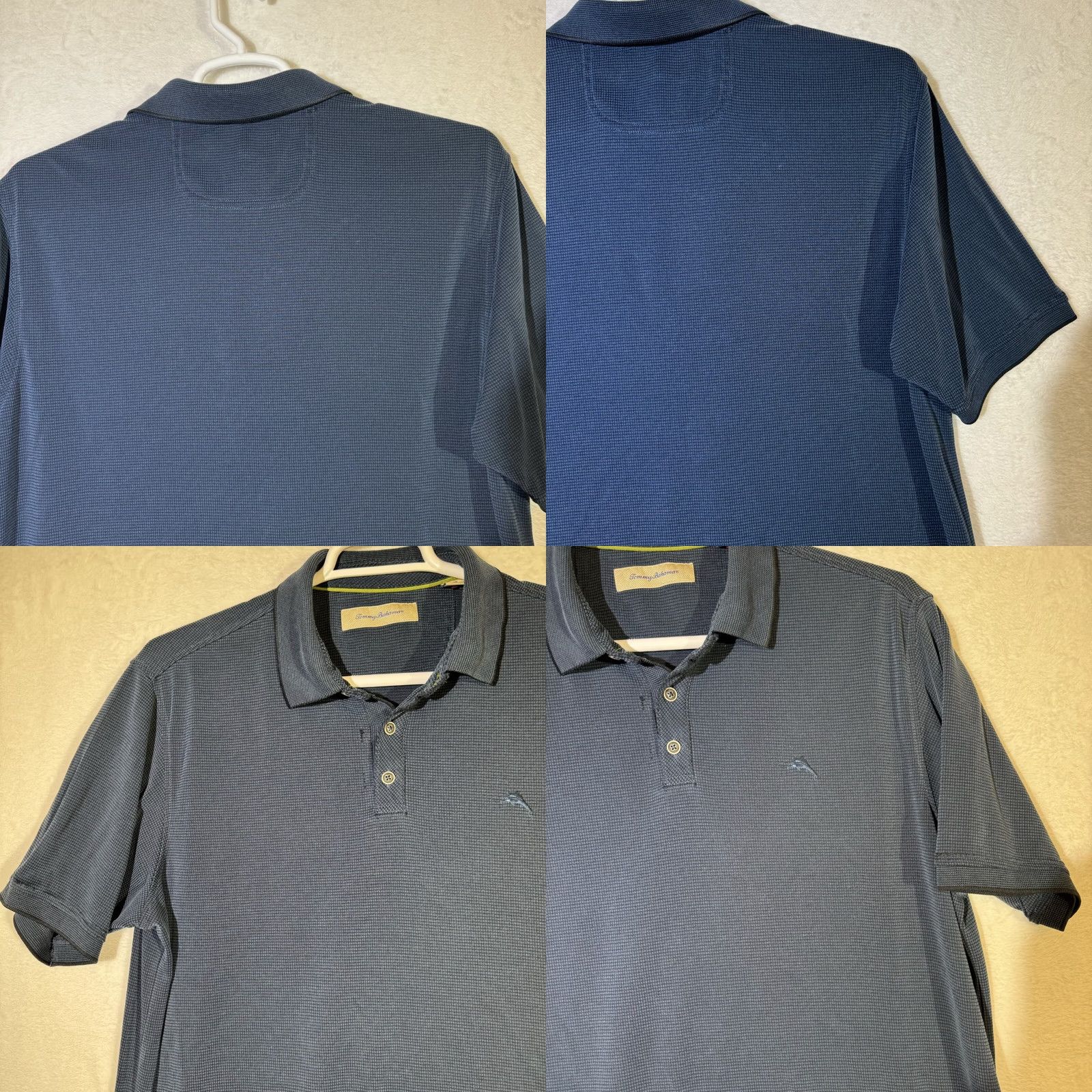 Tommy Bahama VINTAGE Tommy Bahama Polo Shirt Blue Large Men’s Short Sleeve Pullover Modal Polyester 58% Modal 42% Polyester Golf Casual Size US L / EU 52-54 / 3 - 9 Thumbnail