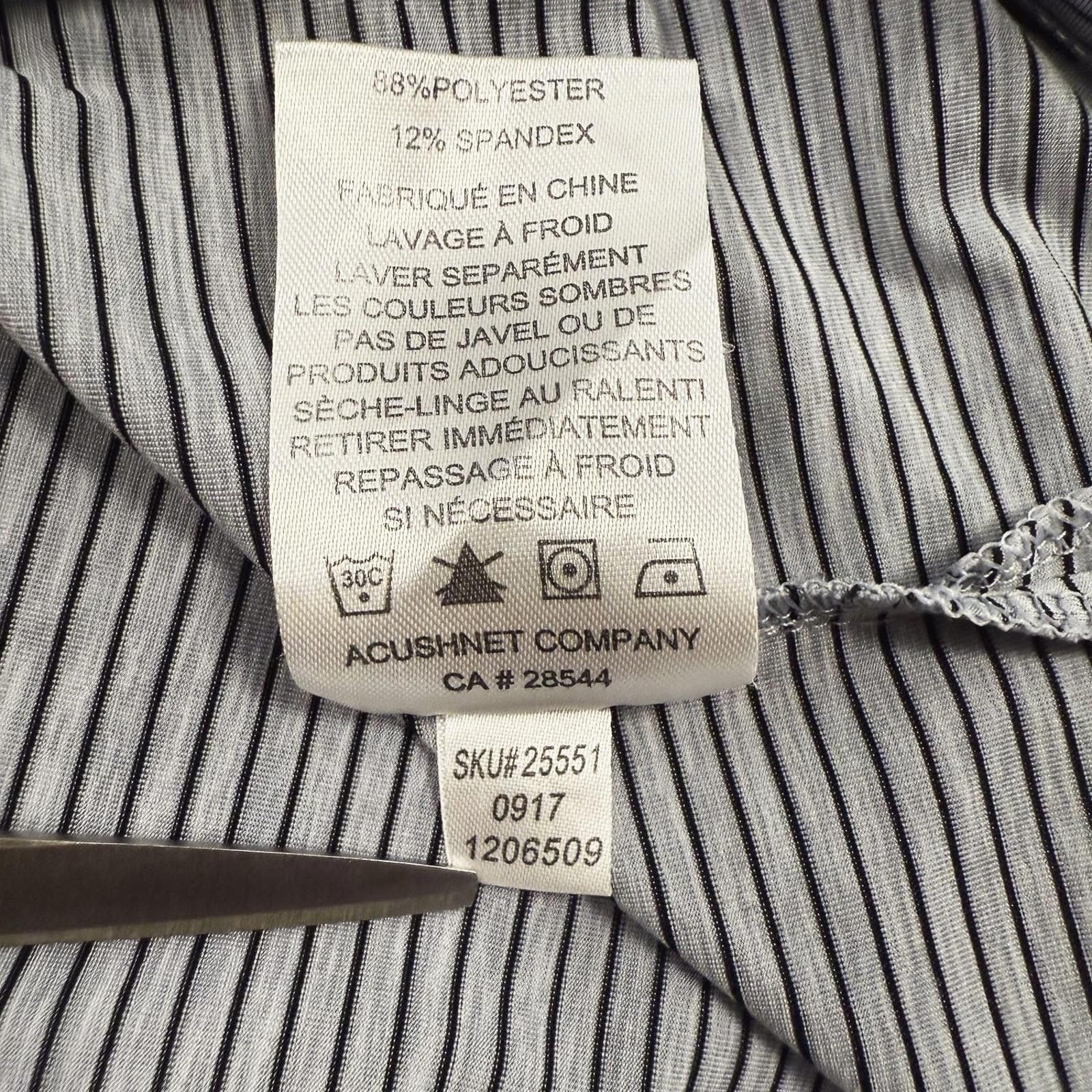 Footjoy FootJoy Golf Polo Shirt Mens XL Striped Stretch FJ Logo Size ONE SIZE - 8 Thumbnail