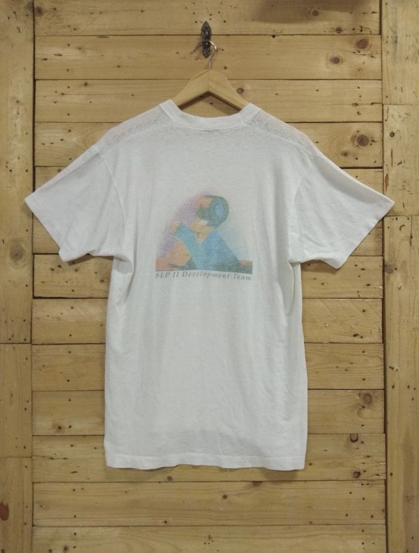 Seiko × Vintage Vintage 80s seiko instrument paper thin tee Size US M / EU 48-50 / 2 - 2 Thumbnail