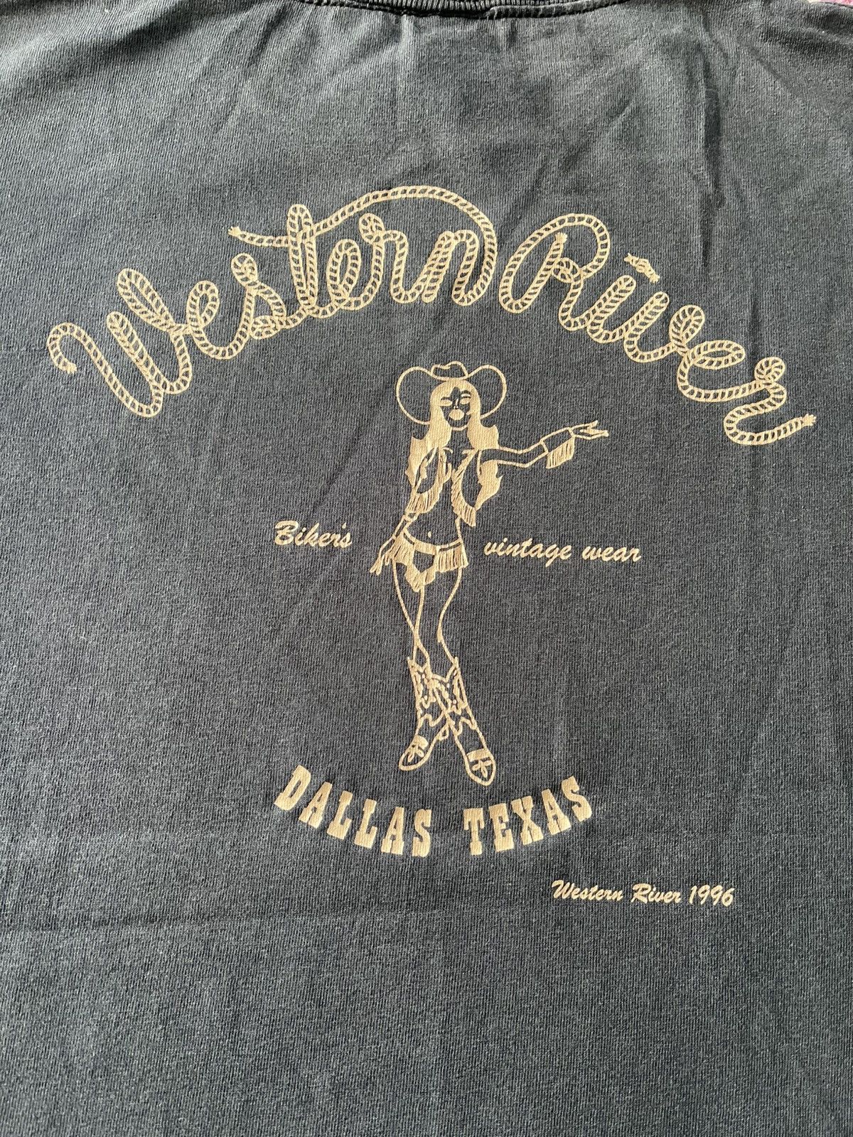 Western Rise VINTAGE 90S YOUTH WESTERN RIVER TEE VERY RARE Size US L / EU 52-54 / 3 - 6 Thumbnail