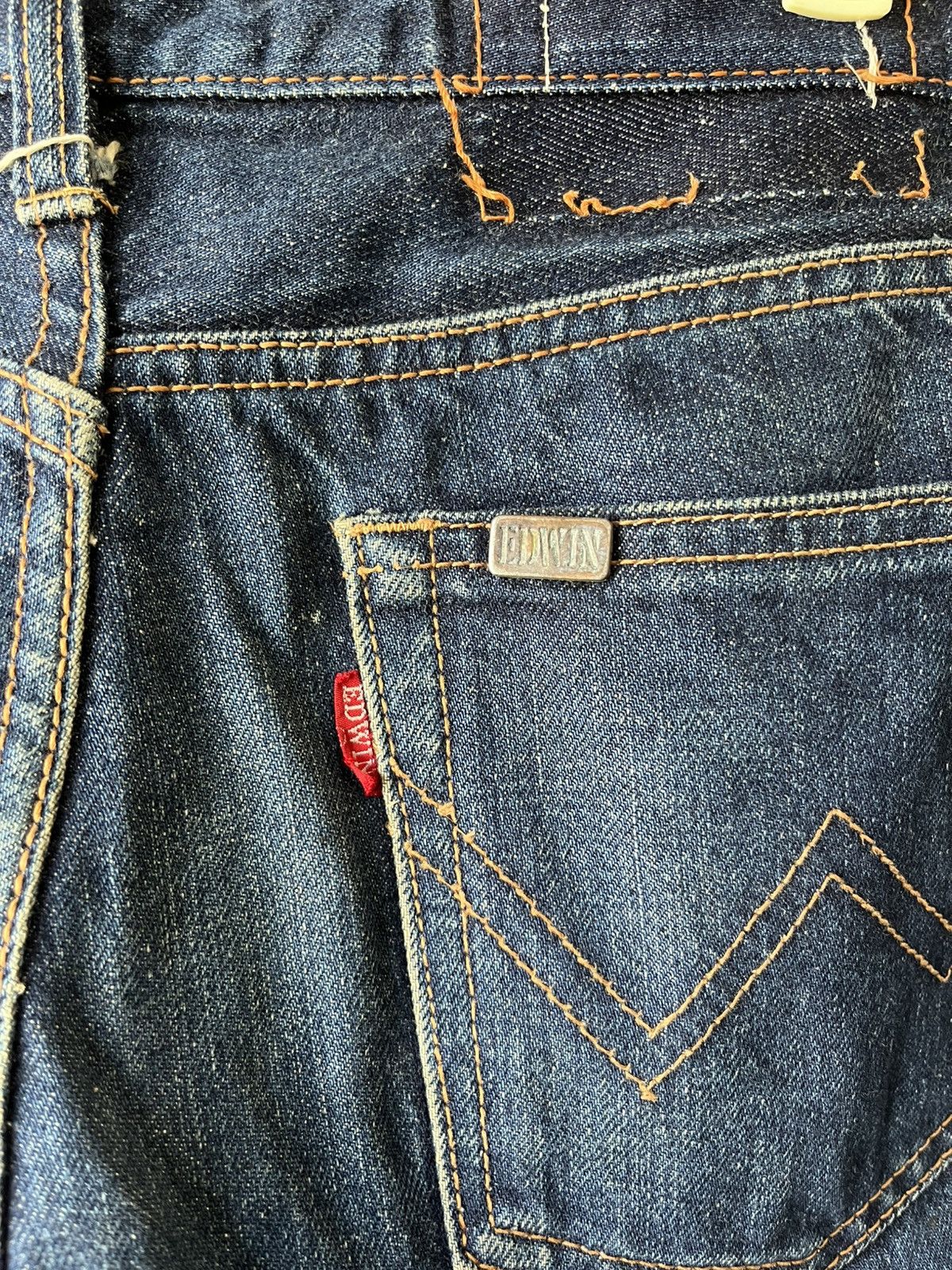 Edwin Vintage 70s Edwin Japan Half Selvedge Denim Size US 31 - 9 Thumbnail
