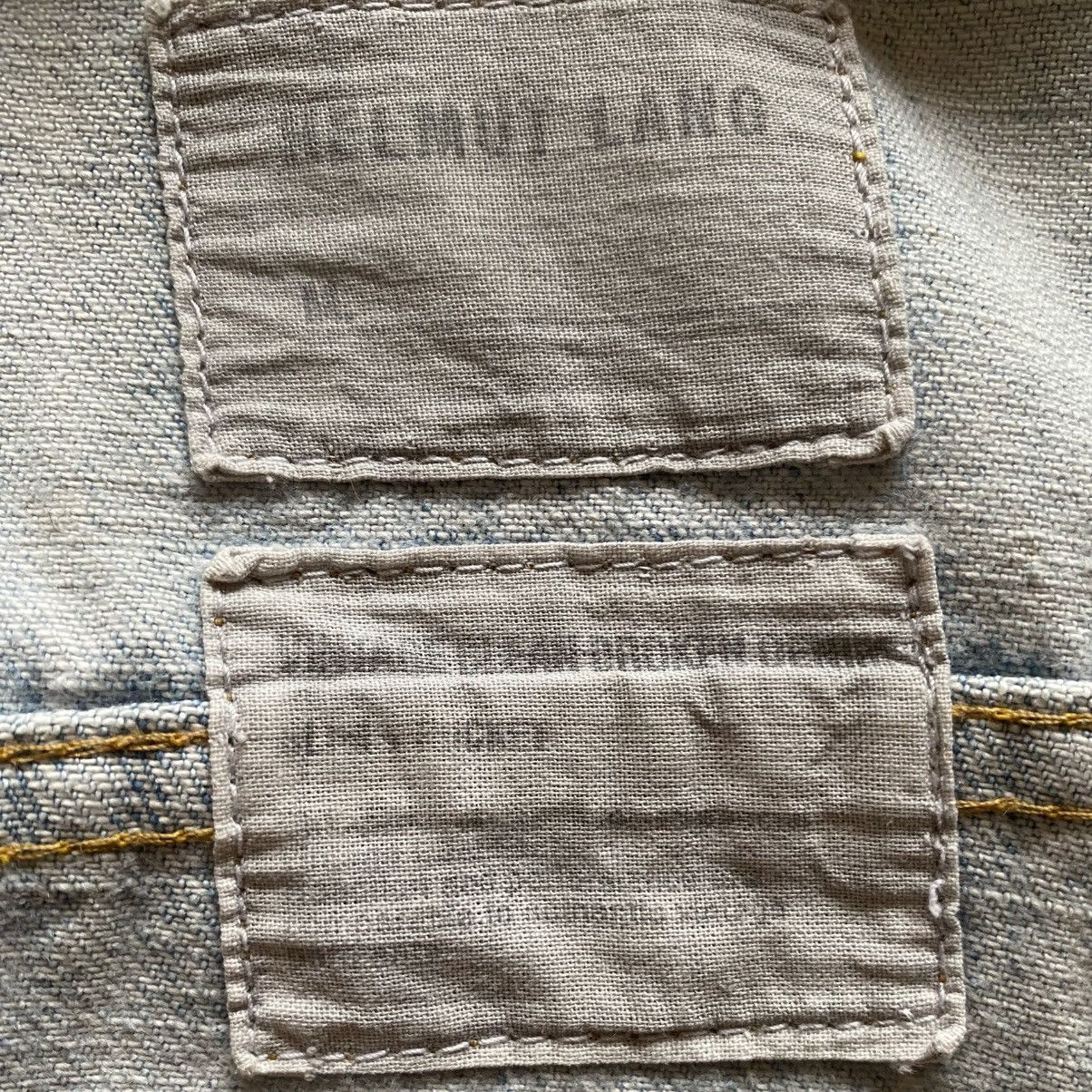 Helmut Lang Vintage Broken Denim Slim Jacket Mid Wash Size US S / EU 44-46 / 1 - 9 Thumbnail