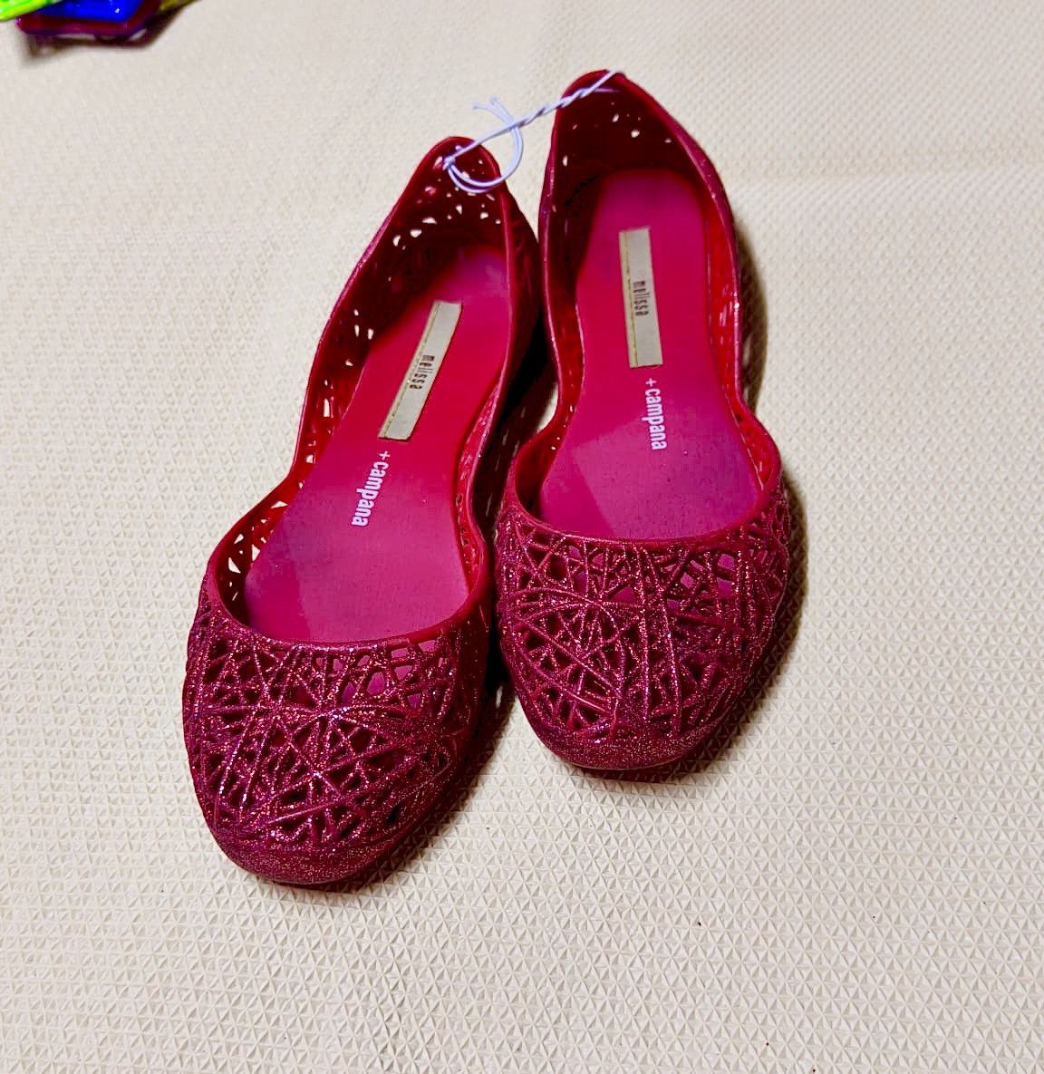 Melissa Melissa Campana Red Flats Size US 5 / IT 35 - 1 Thumbnail