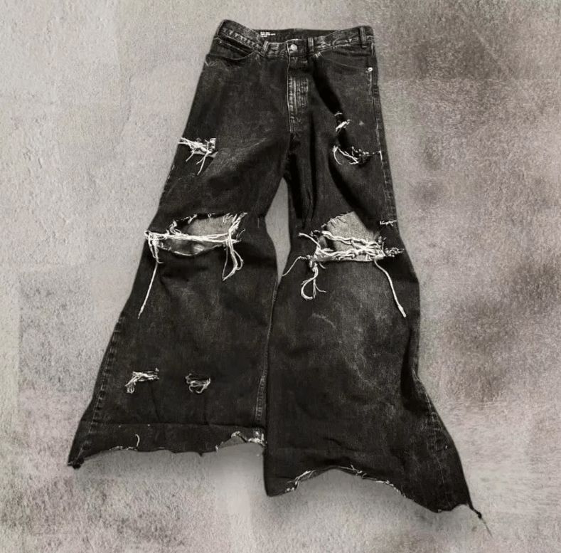 Japanese Brand Old Washed Baggy Jeans Size US 32 / EU 48 - 1 Thumbnail