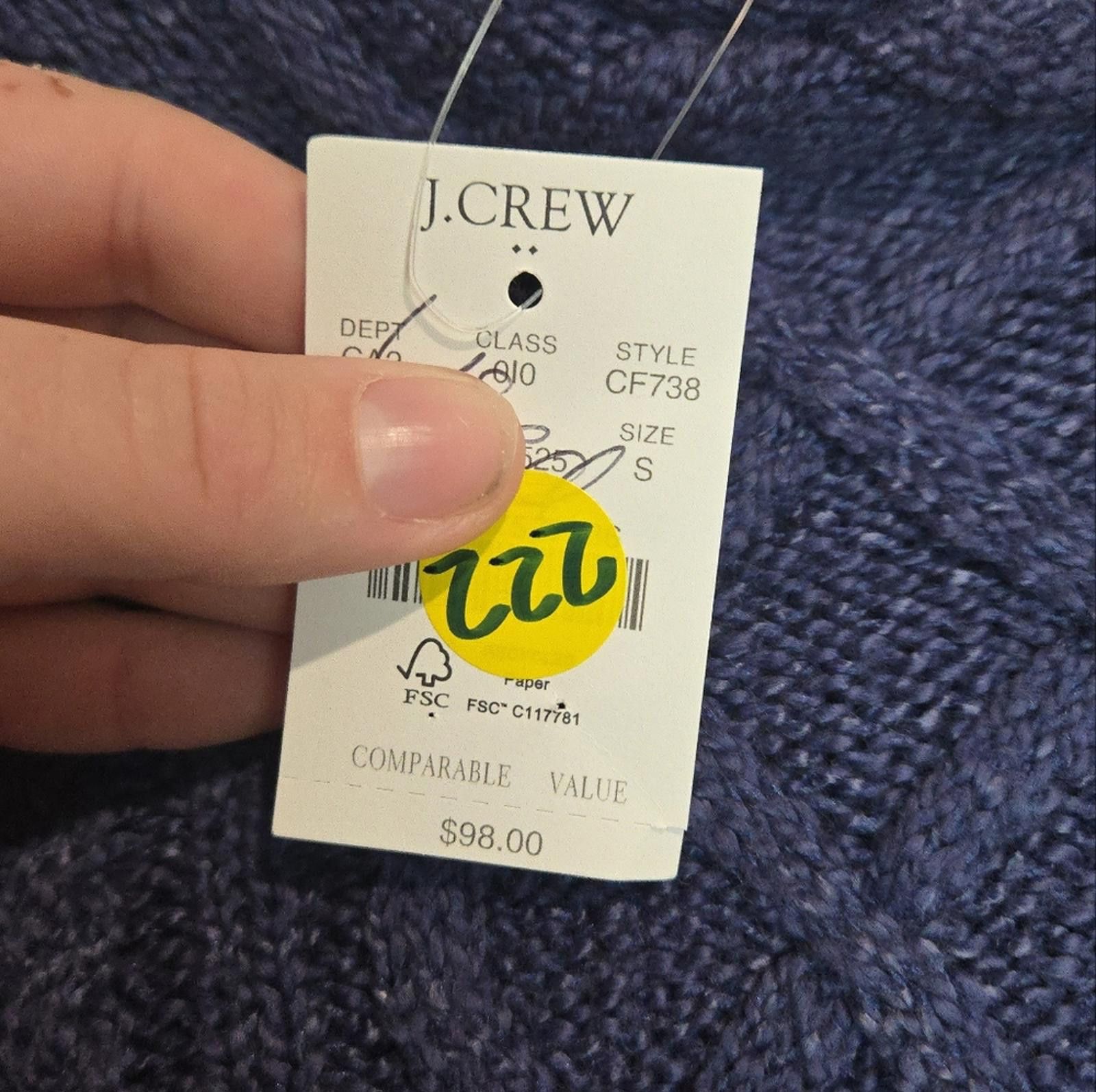 J.Crew J Crew Mockneck cable-knit sweater Size S / US 4 / IT 40 - 3 Thumbnail
