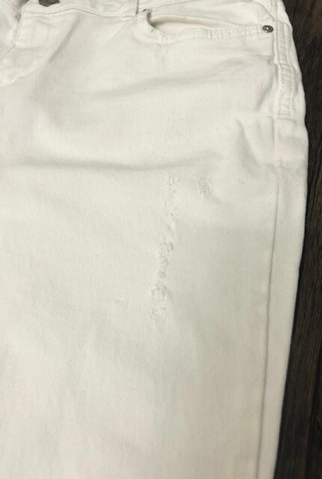 Cobra S.C. S & Co. Skinny Low Rise White Jeans Size 14 With Size 36" / US 14 / IT 50 - 4 Thumbnail
