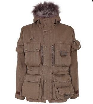 image of Fendi O1Loc1C0124 Blouson In Dark Brown, Men's (Size Large)
