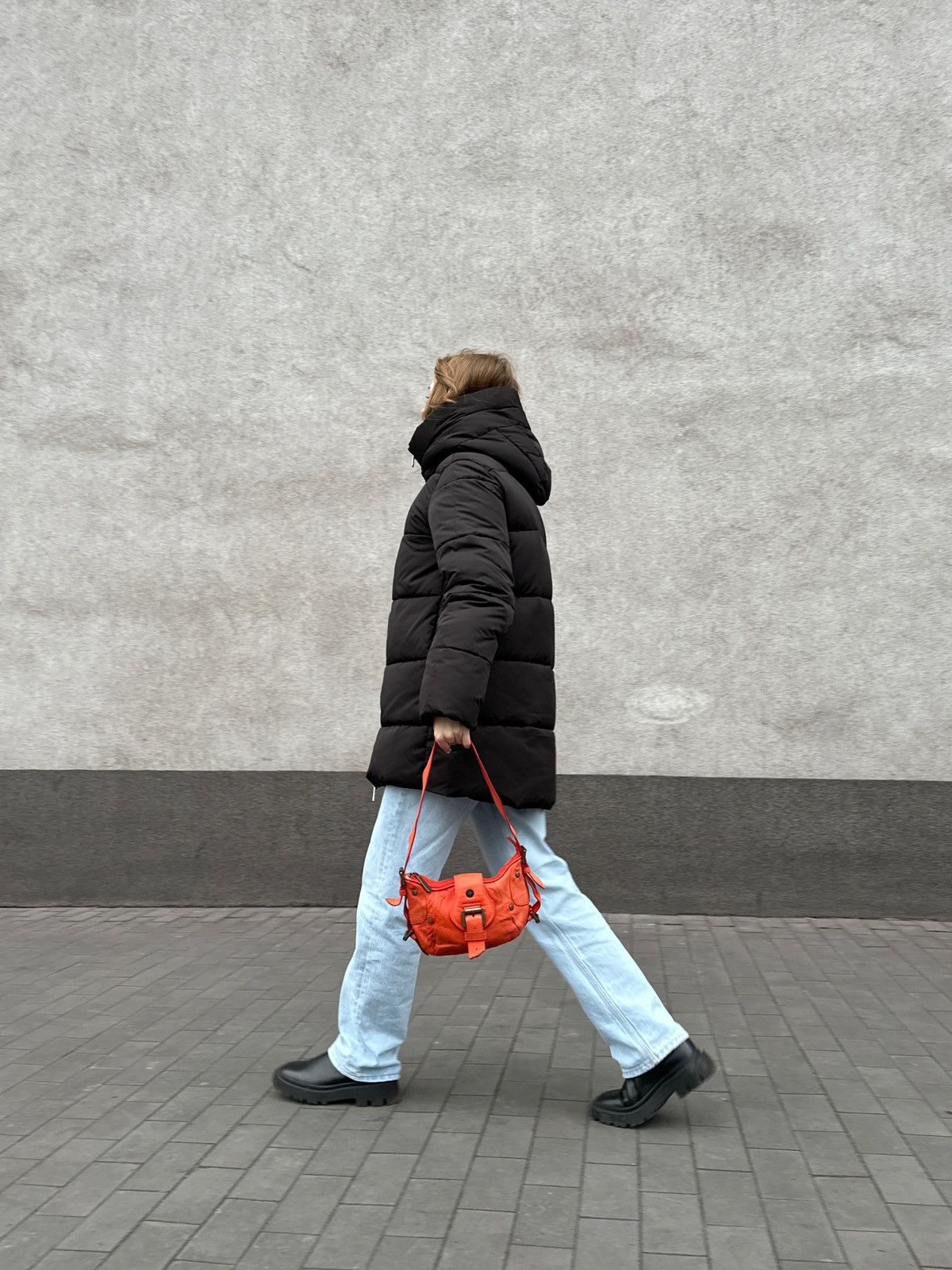 Mulberry Vintage Mulberry Faded Orange Leather Shoulder Bag Handbag Size ONE SIZE - 3 Thumbnail