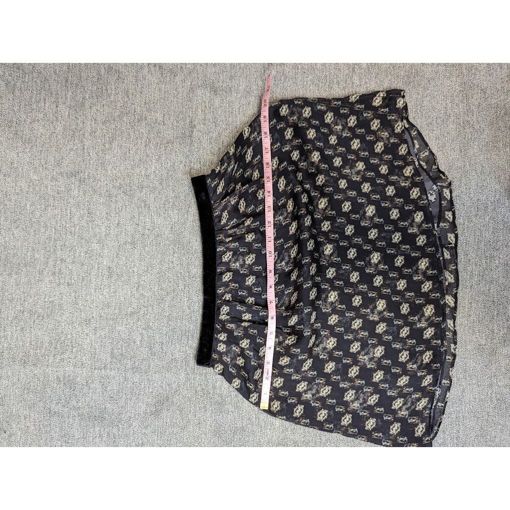 Olivier Theyskens Theyskens' theory silk mini skirt sz 2 Size 26" / US 2 / IT 38 - 11 Thumbnail
