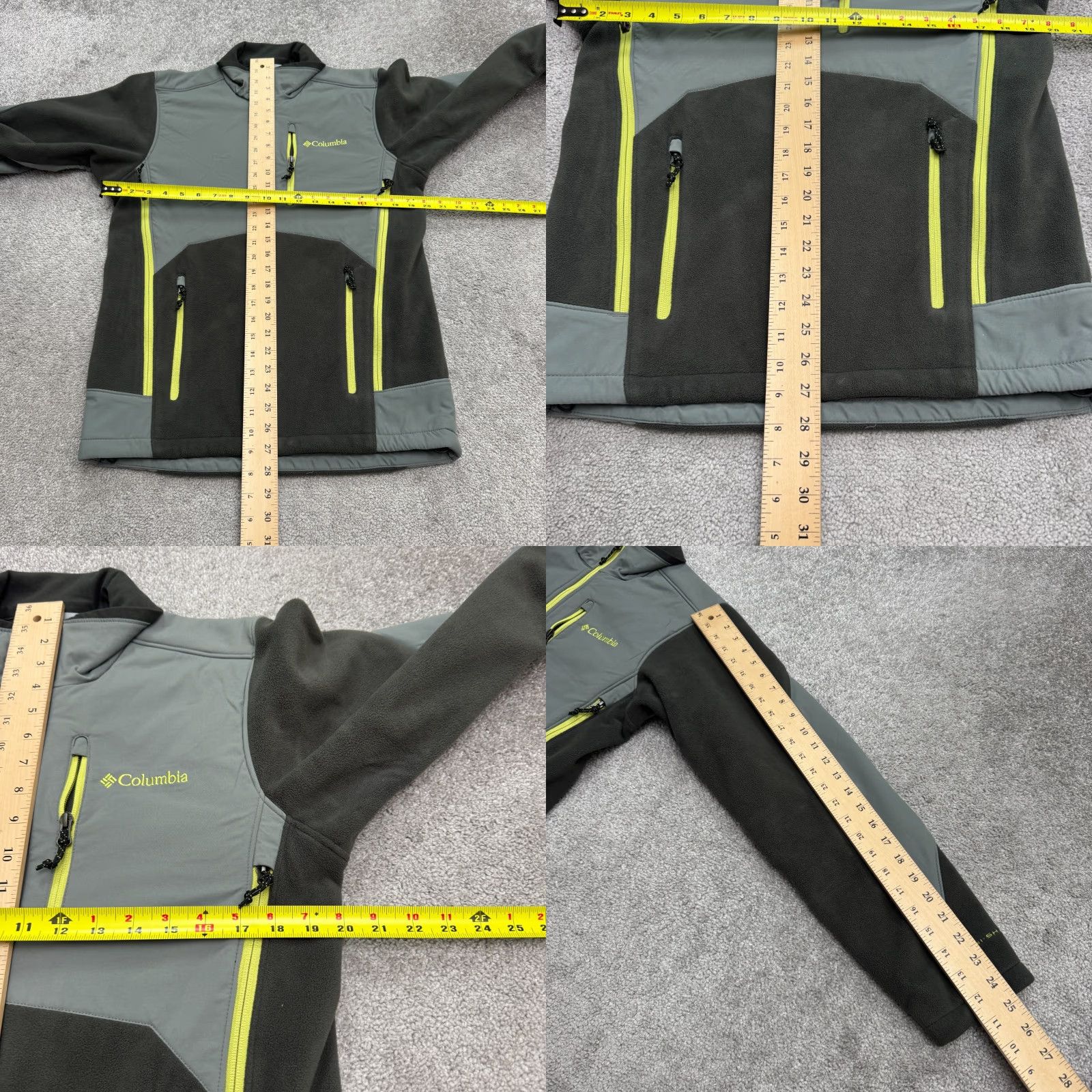 Vintage Columbia Omni Shield Interchange Jacket Mens Small Gray Full Zip Pocket Outdoor Size US S / EU 44-46 / 1 - 9 Thumbnail