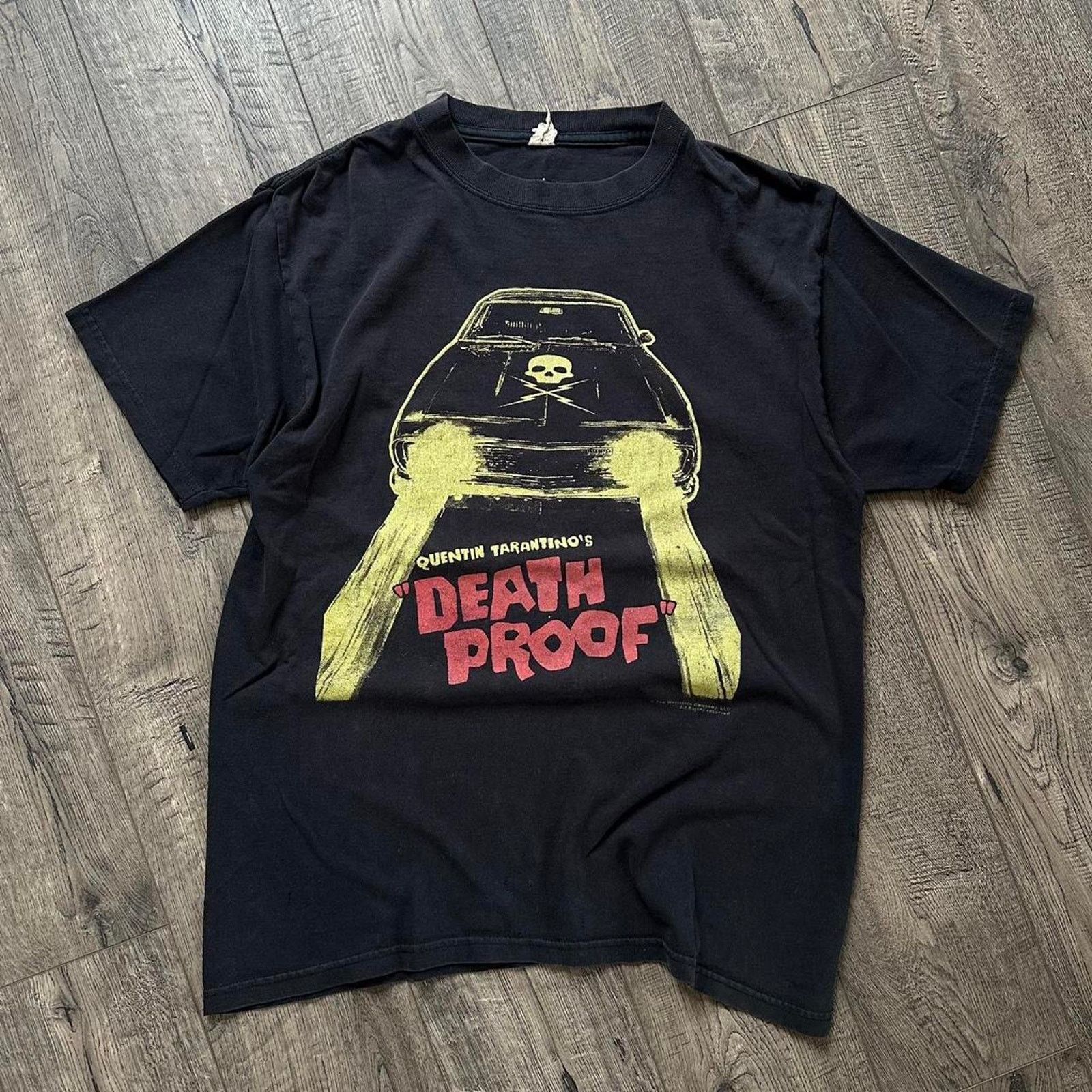 Vintage Vintage 00s Quentin Tarantino Death Proof Movie Promo Tee Size US L / EU 52-54 / 3 - 1 Thumbnail
