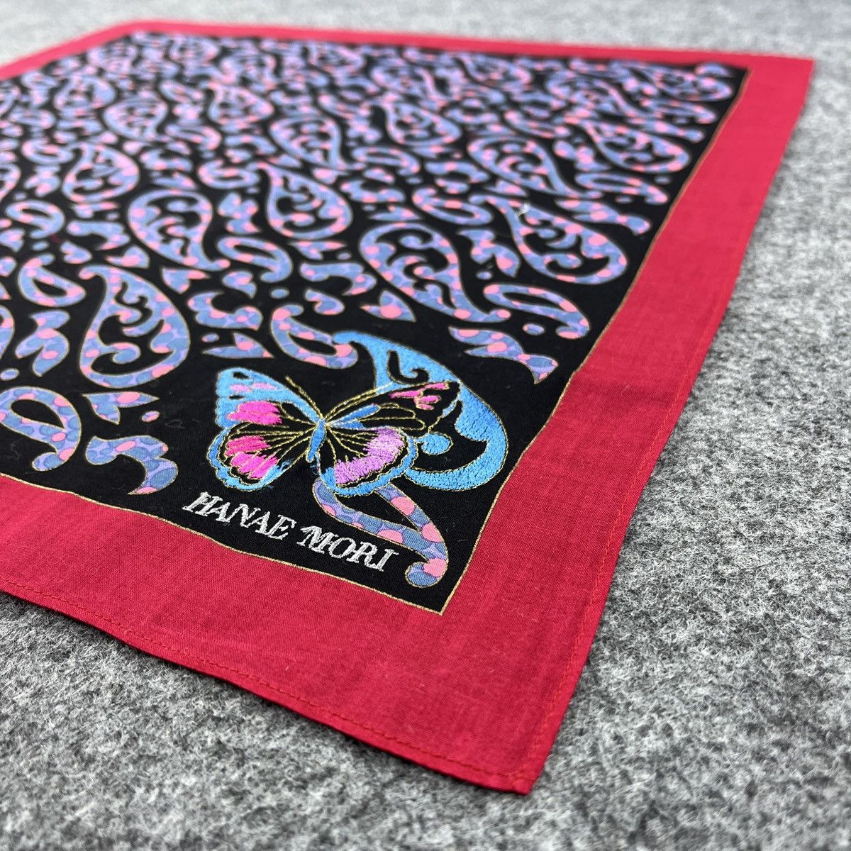 Hanae Mori × Vintage Hanae Mori Handkerchief / Bandana / Neckerchief B708 Size ONE SIZE - 4 Thumbnail