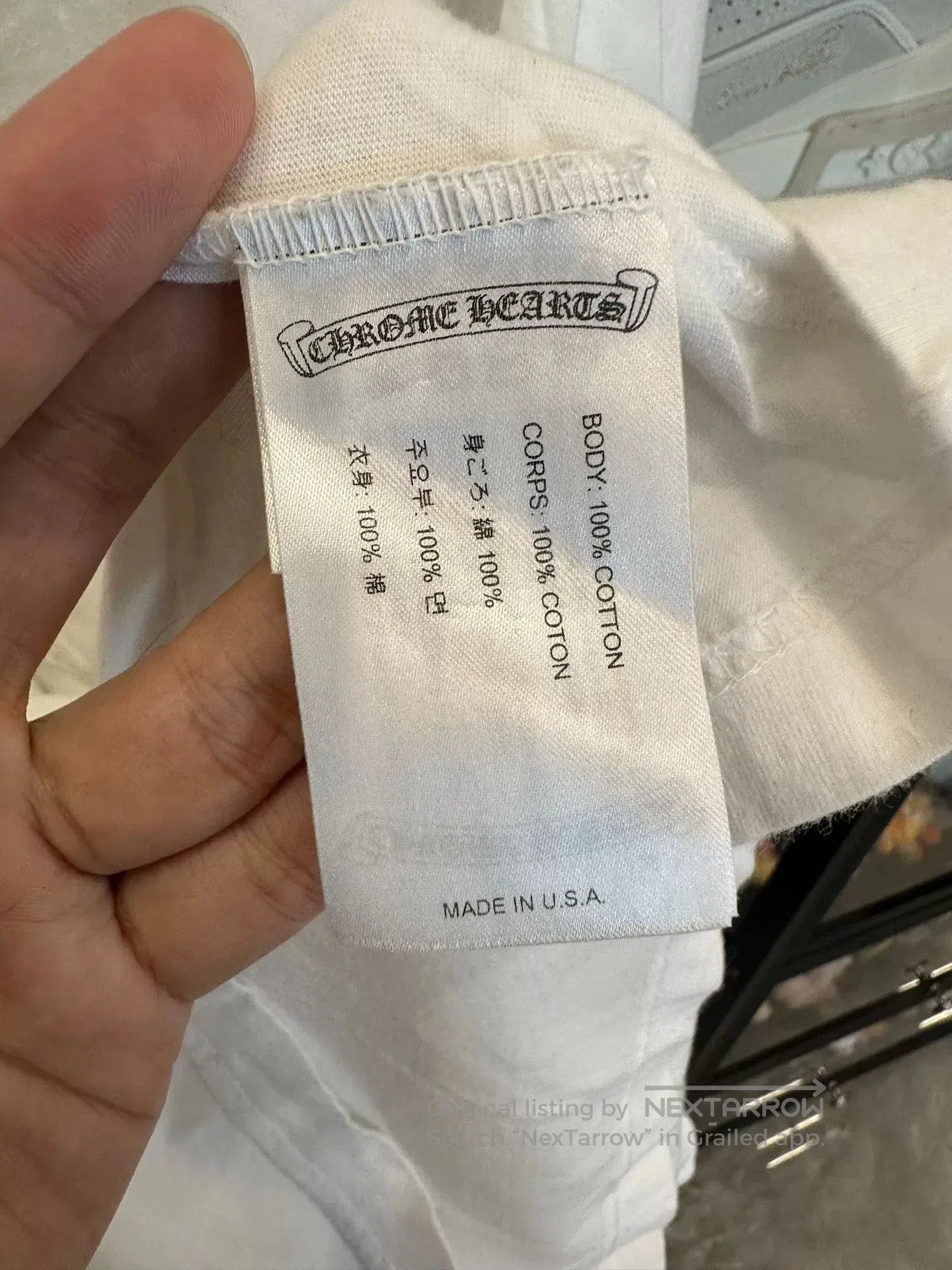 Chrome Hearts Chrome Hearts White Cross Short Sleeve. Size US XXL / EU 58 / 5 - 5 Thumbnail