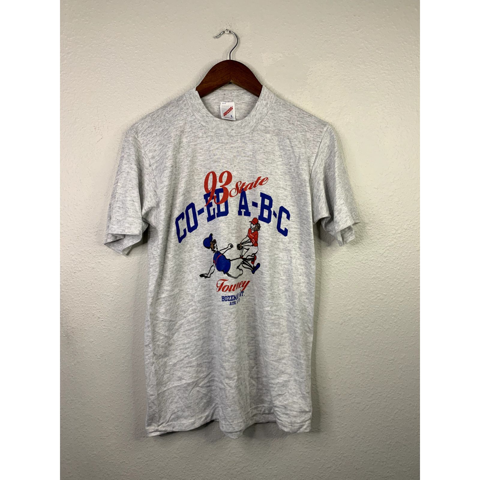 Jerzees Vintage State Co-Ed Shirt A-B-C Journey Arizona Test Print L Size US L / EU 52-54 / 3 - 1 Thumbnail