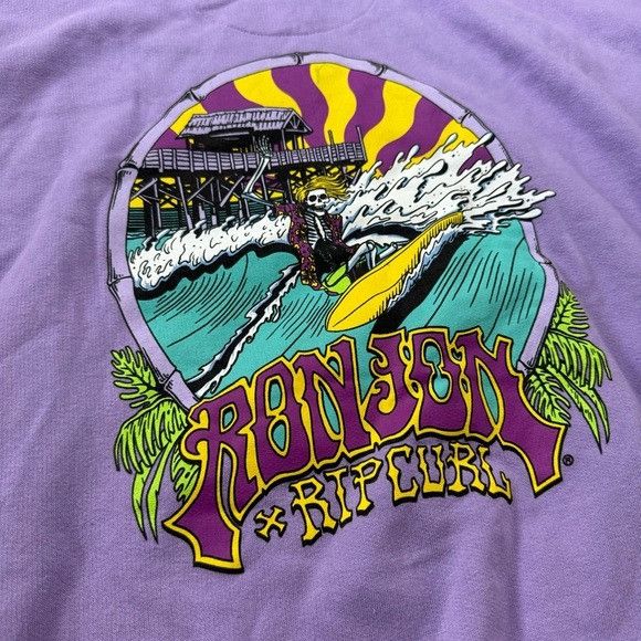 Rip Curl × Ripcurl × Ron Jon Surf Shop RON JON x RIP CURL LAVENDER PIER HOODIE SZ LARGE L Size US L / EU 52-54 / 3 - 2 Thumbnail