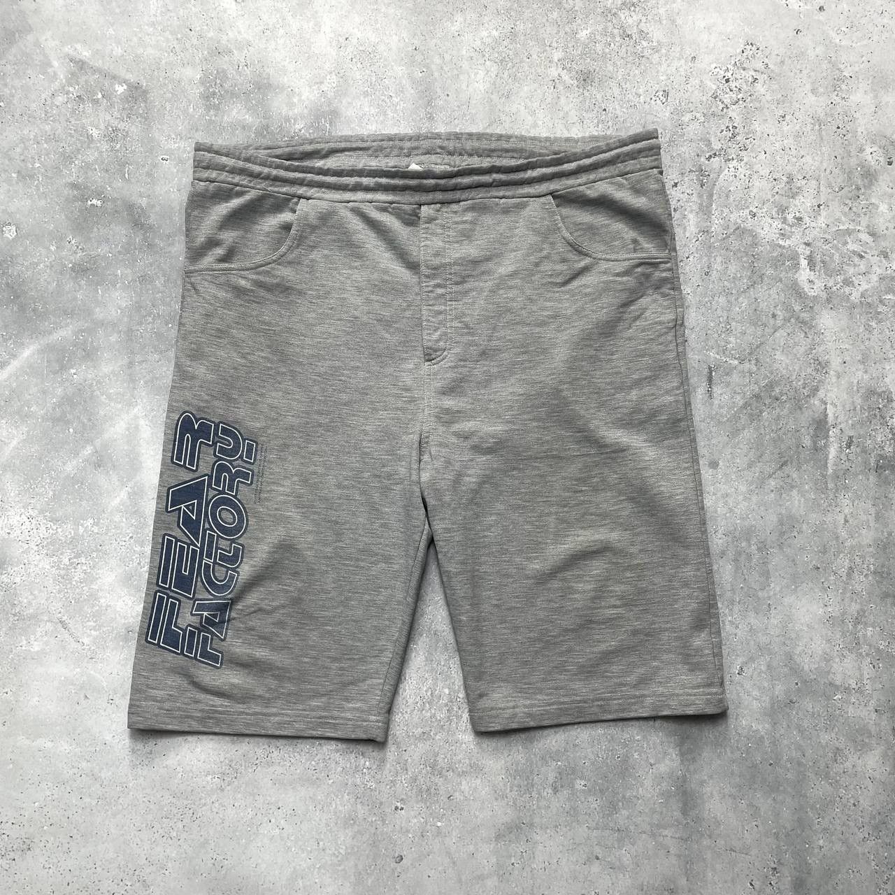 Band Tees × Vintage Vintage Fear Factory 1997 Blue Grape Sweat Shorts Gray Size US 36 / EU 52 - 1 Thumbnail