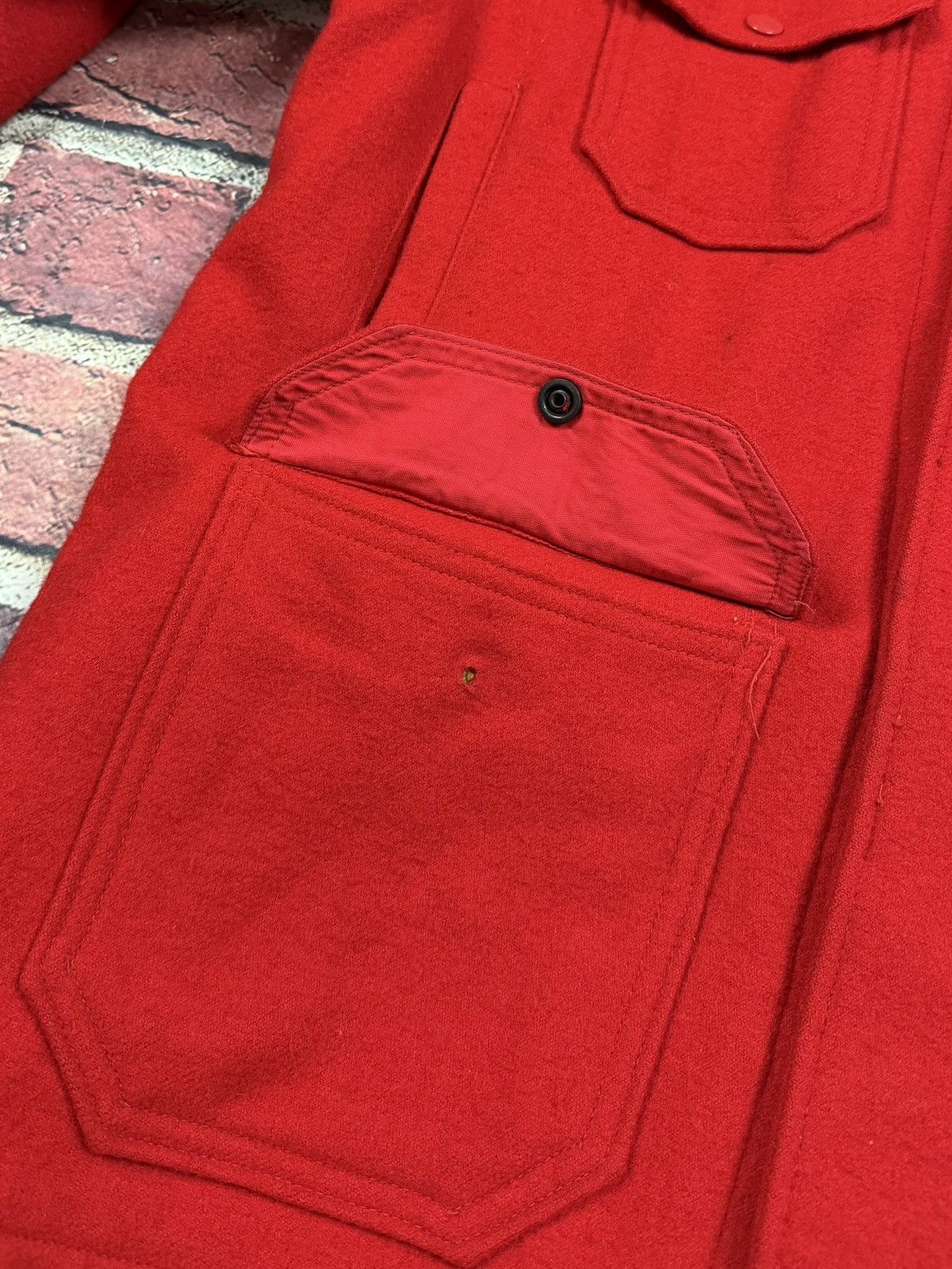 Woolrich Woolen Mills Vintage 70s Woolrich Mackinaw Cruiser Wool Jacket Field Coat Size US L / EU 52-54 / 3 - 12 Thumbnail