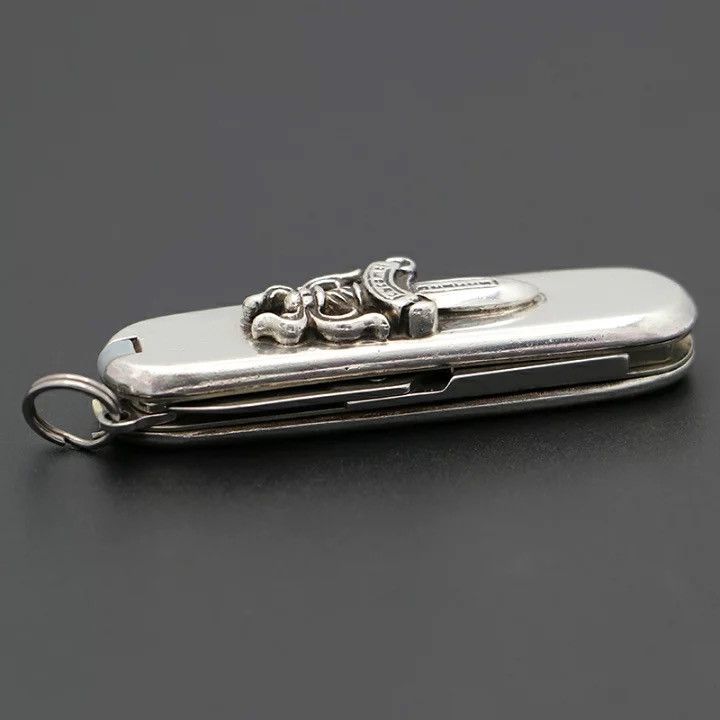 Chrome Hearts Chrome Hearts Victorinox Dagger Army Knife Silver Size ONE SIZE - 5 Thumbnail