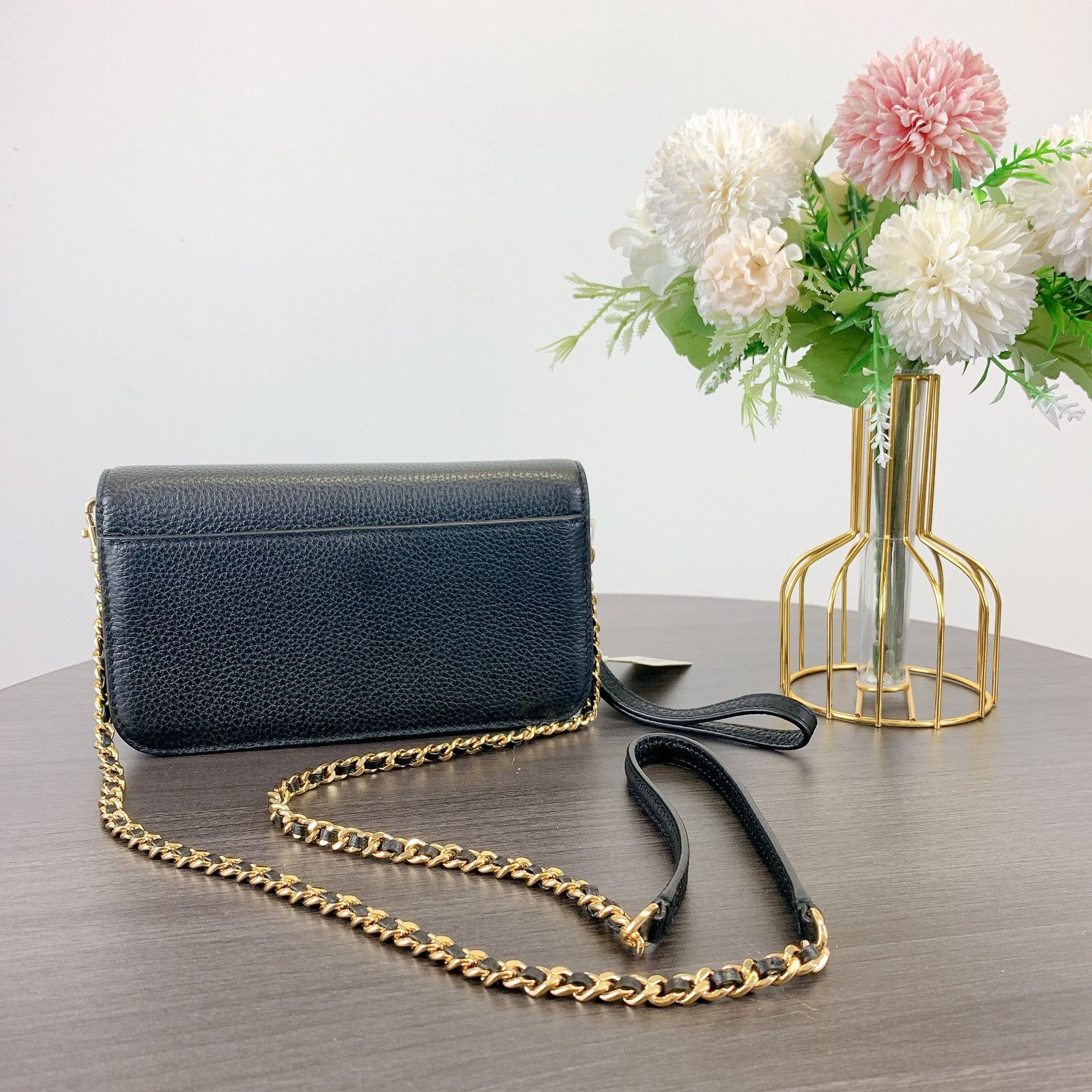Tory Burch Tory Burch 141012 Britten Small Wristlet Crossbody Bag BLACK Size ONE SIZE - 5 Thumbnail