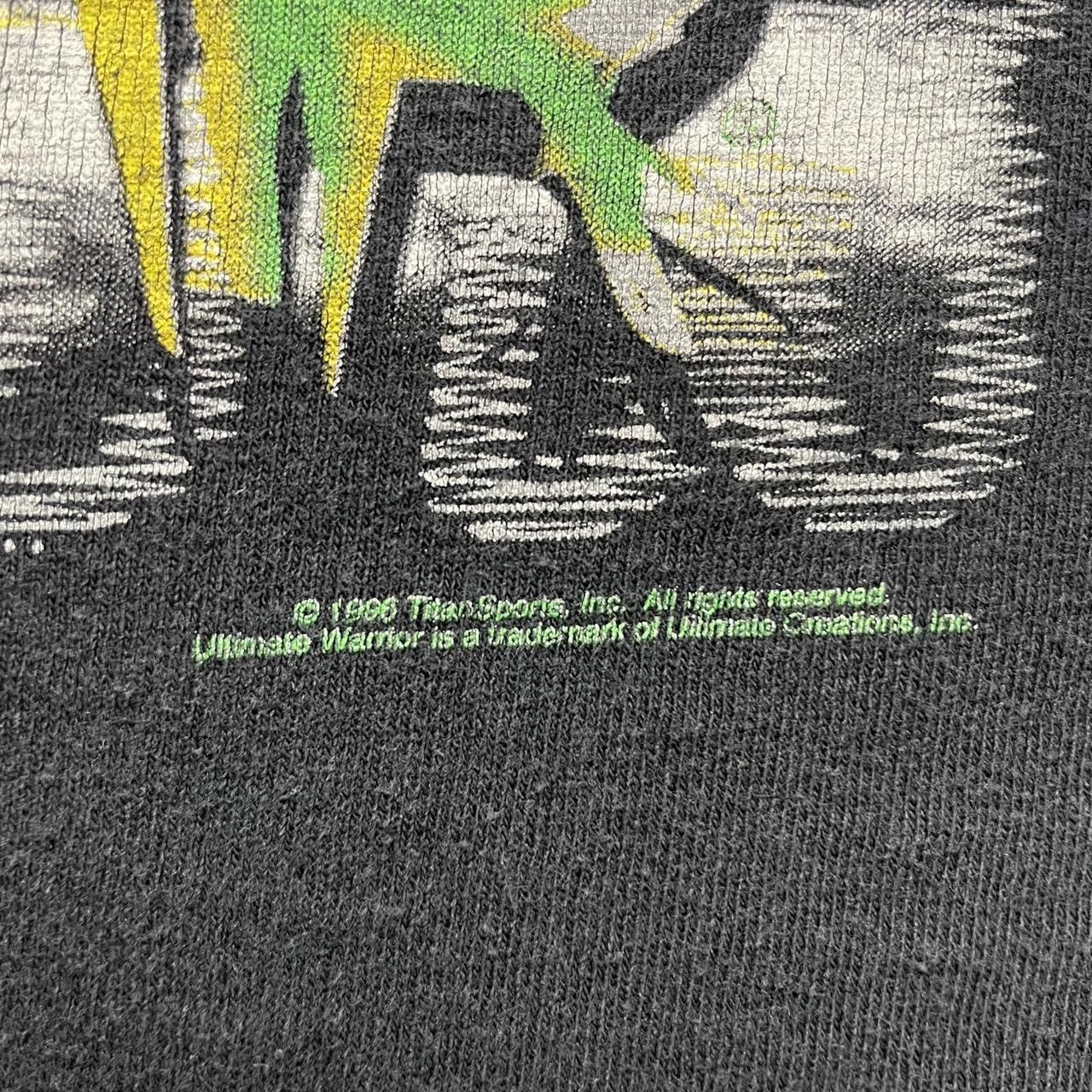 Vintage × WWE Ultimate Warrior Single Stitch T Shirt Size XL Black Vintage Size US XL / EU 56 / 4 - 3 Thumbnail
