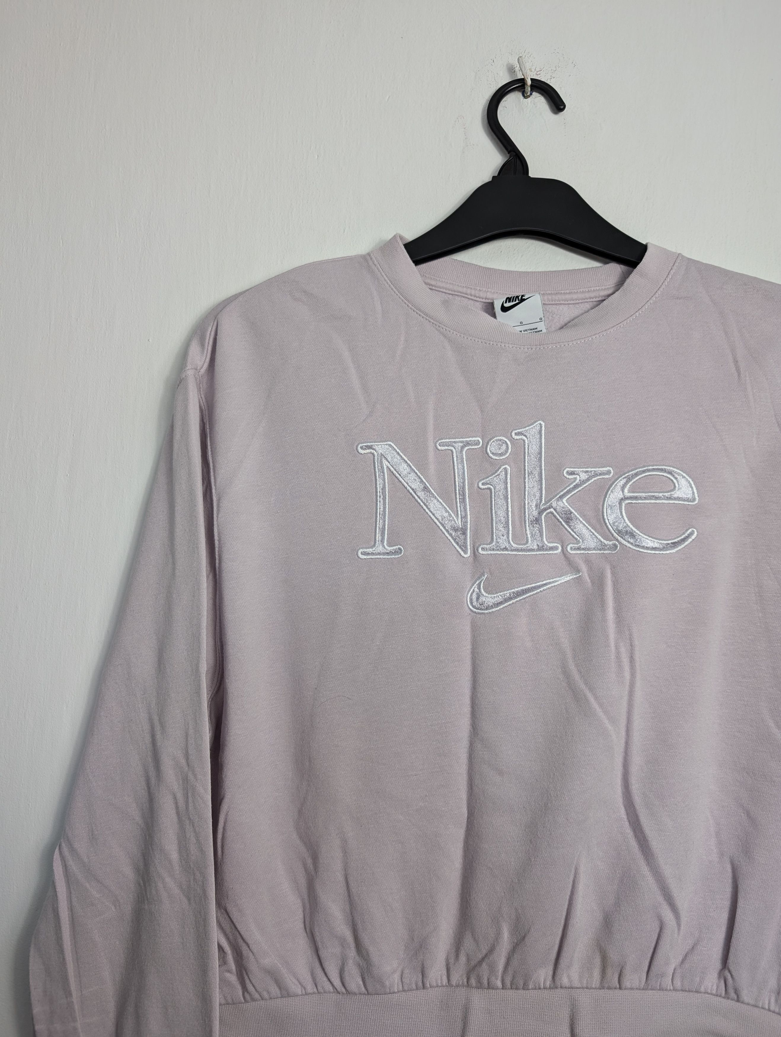 Nike Nike Sportswear Cropped Sweatshirt Performance Gym Fitness Size L / US 10 / IT 46 - 2 Thumbnail