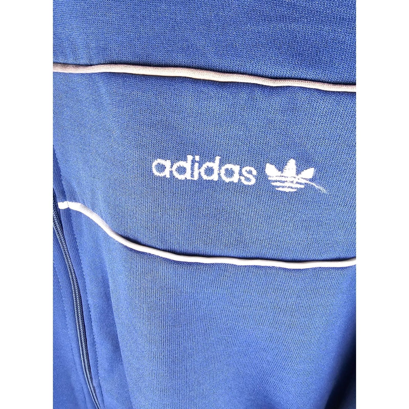 Adidas VINTAGE Adidas Track Jacket XL Blue Mens XL Adult 70s Trefoil Track Top Jacket Size XL Size US XL / EU 56 / 4 - 2 Thumbnail