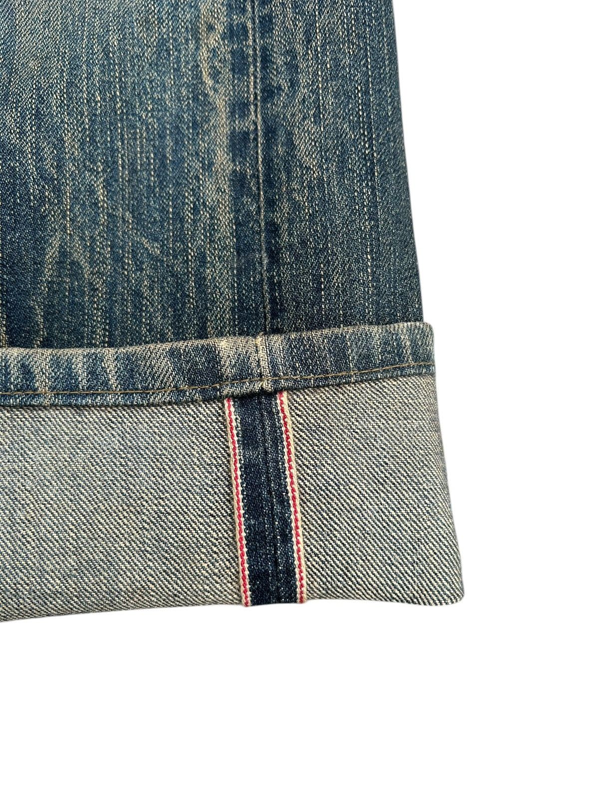 Kapital Rusty Vintage Edwin 505 BXX Selvedge Distressed Denim Jeans Size US 36 / EU 52 - 3 Thumbnail