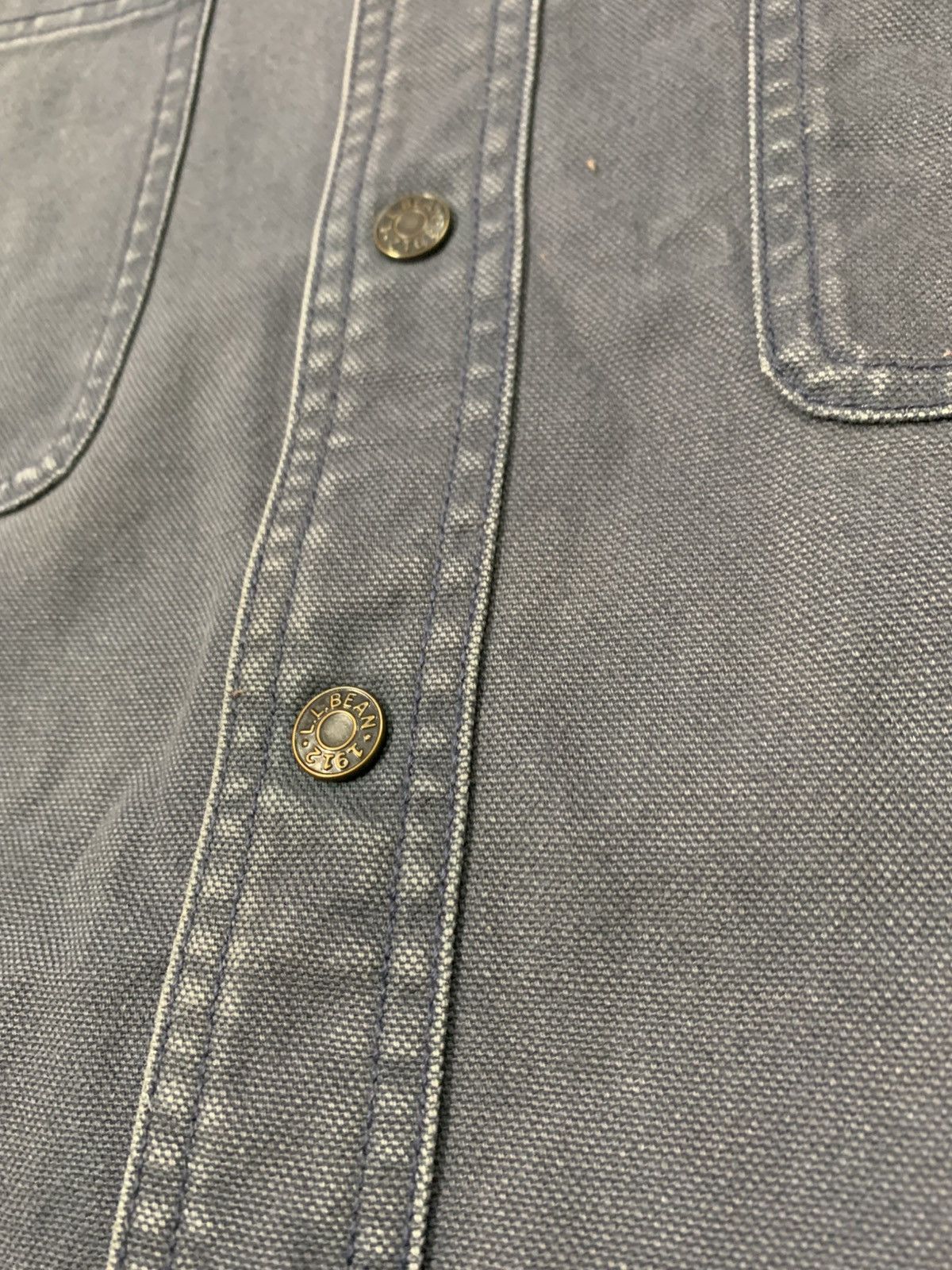 L.L. Bean VINTAGE LL BEAN WORKWEAR DUCK CANVAS SHIRT Size US M / EU 48-50 / 2 - 4 Thumbnail
