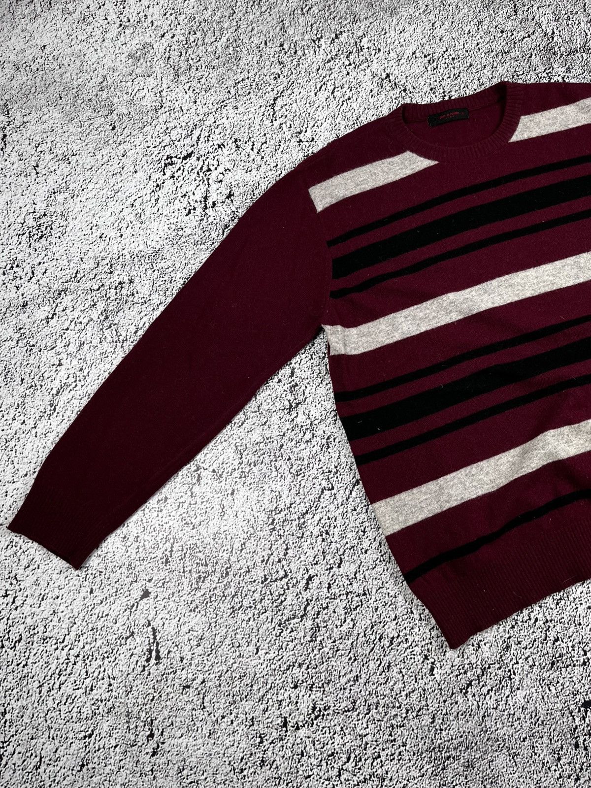 Pierre Cardin Vintage Y2K Pierre Cardin striped lambswool sweater size XL Size US XL / EU 56 / 4 - 2 Thumbnail