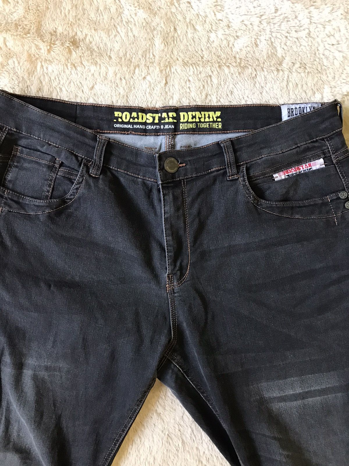 Brooklyn Projects × Japanese Brand × Vintage Brooklyn Denim Custome 1967 ROADSTAR Riding Together Size US 36 / EU 52 - 4 Thumbnail