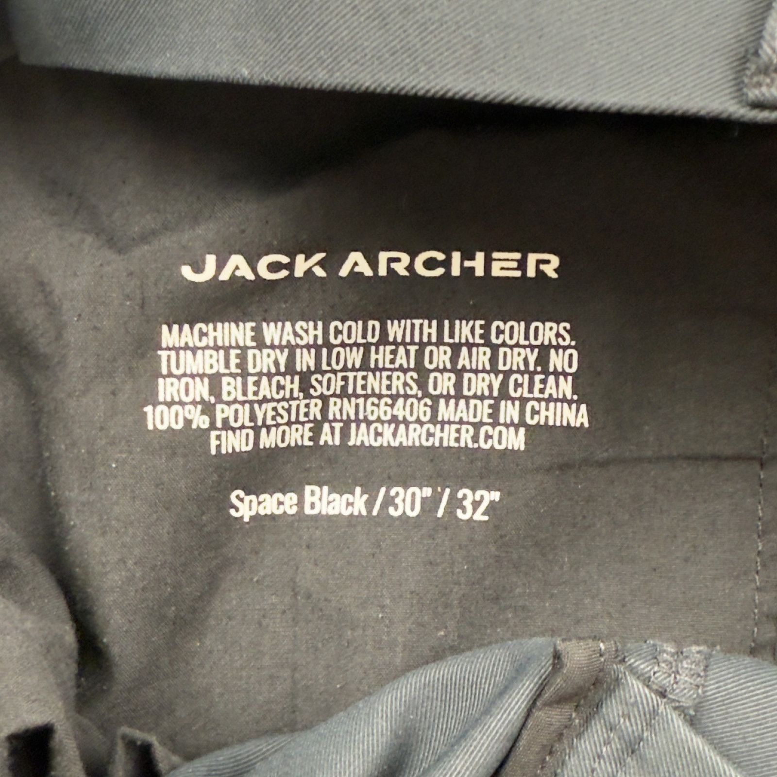 Other Jack Archer Jetsetter Tech Pants Slim Fit Black Performance Size US 30 / EU 46 - 7 Thumbnail