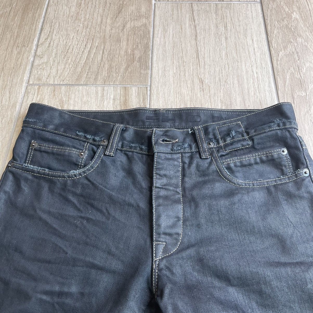 Rick Owens Drkshdw Triple Black Light Wax Denim Jeans Size US 30 / EU 46 - 3 Thumbnail