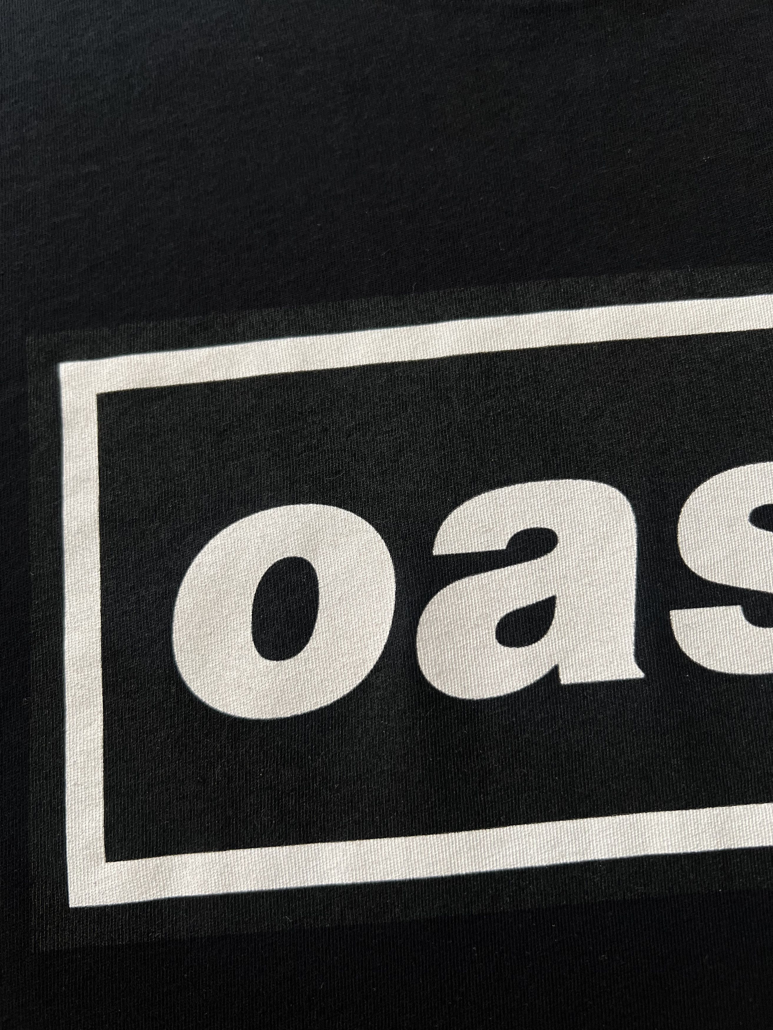 Band Tees Vintage 2022 Oasis Britpop Rock Band Black T-shirt Size US L / EU 52-54 / 3 - 4 Thumbnail