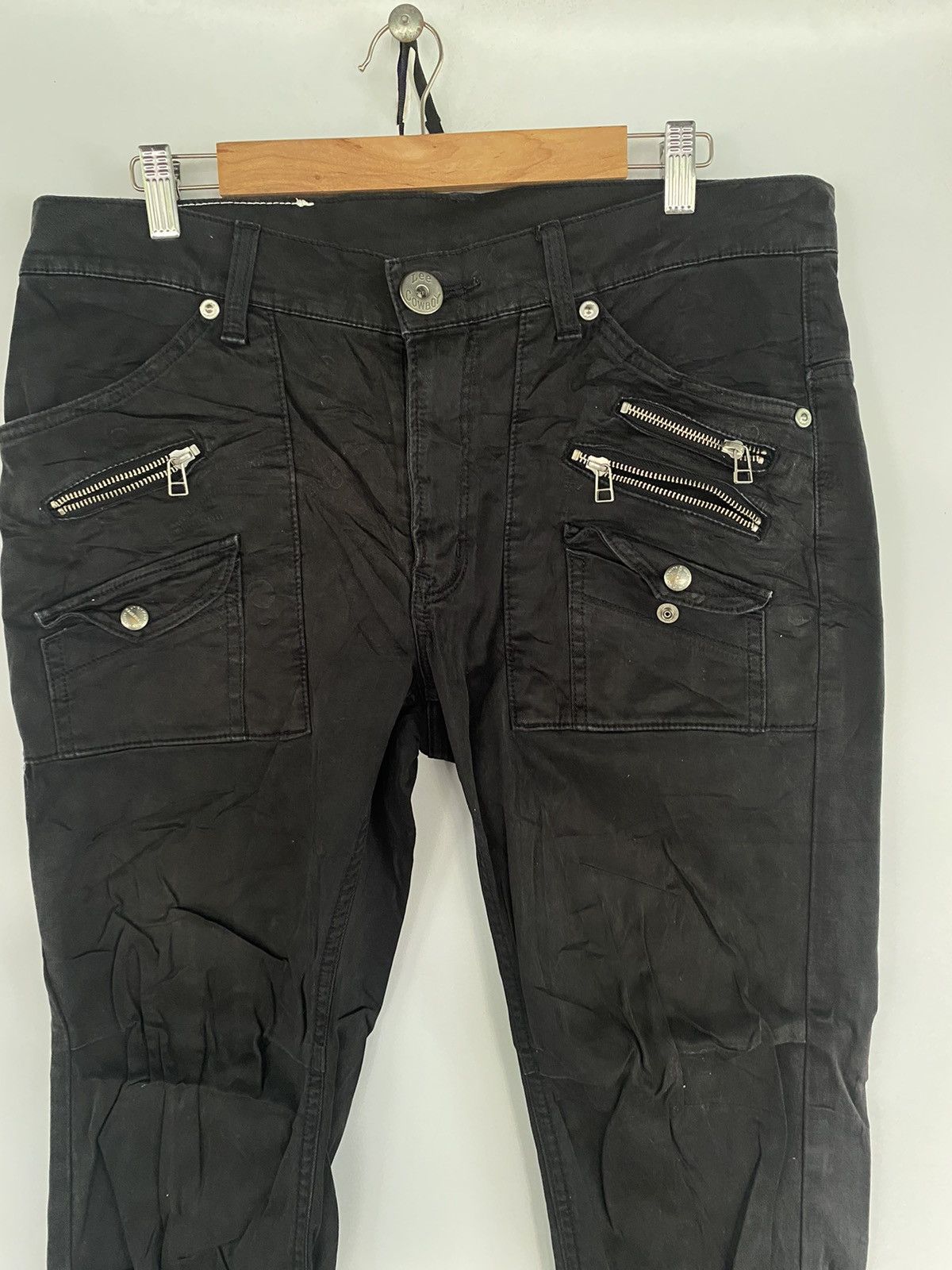 Cowboy Equipment × Lee LEE Cowboy Zipper Black Pants Size US 36 / EU 52 - 3 Thumbnail