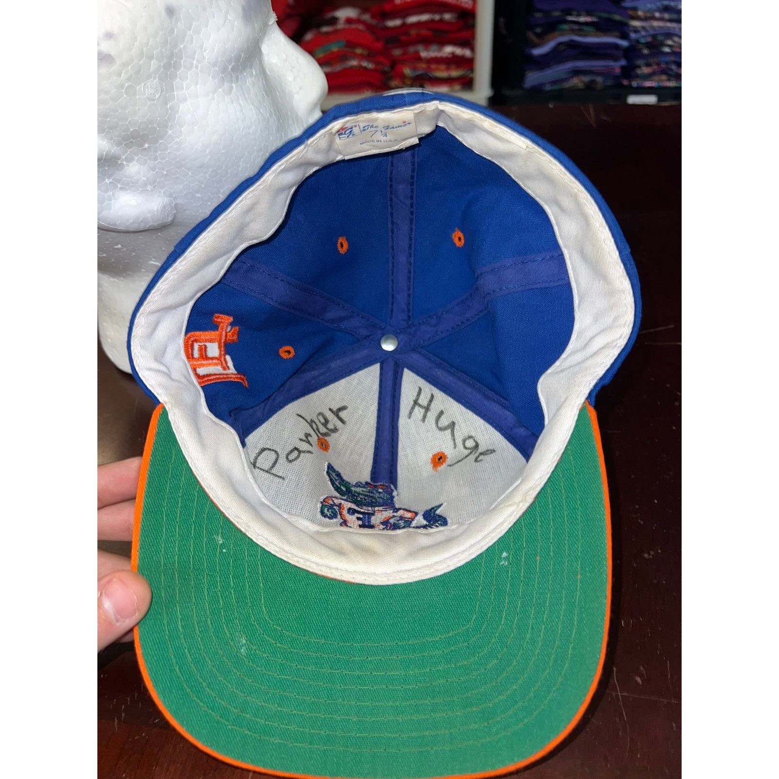 The Game Vintage Florida Gators Hat University Fitted The Game 7 1/4 Size ONE SIZE - 8 Thumbnail