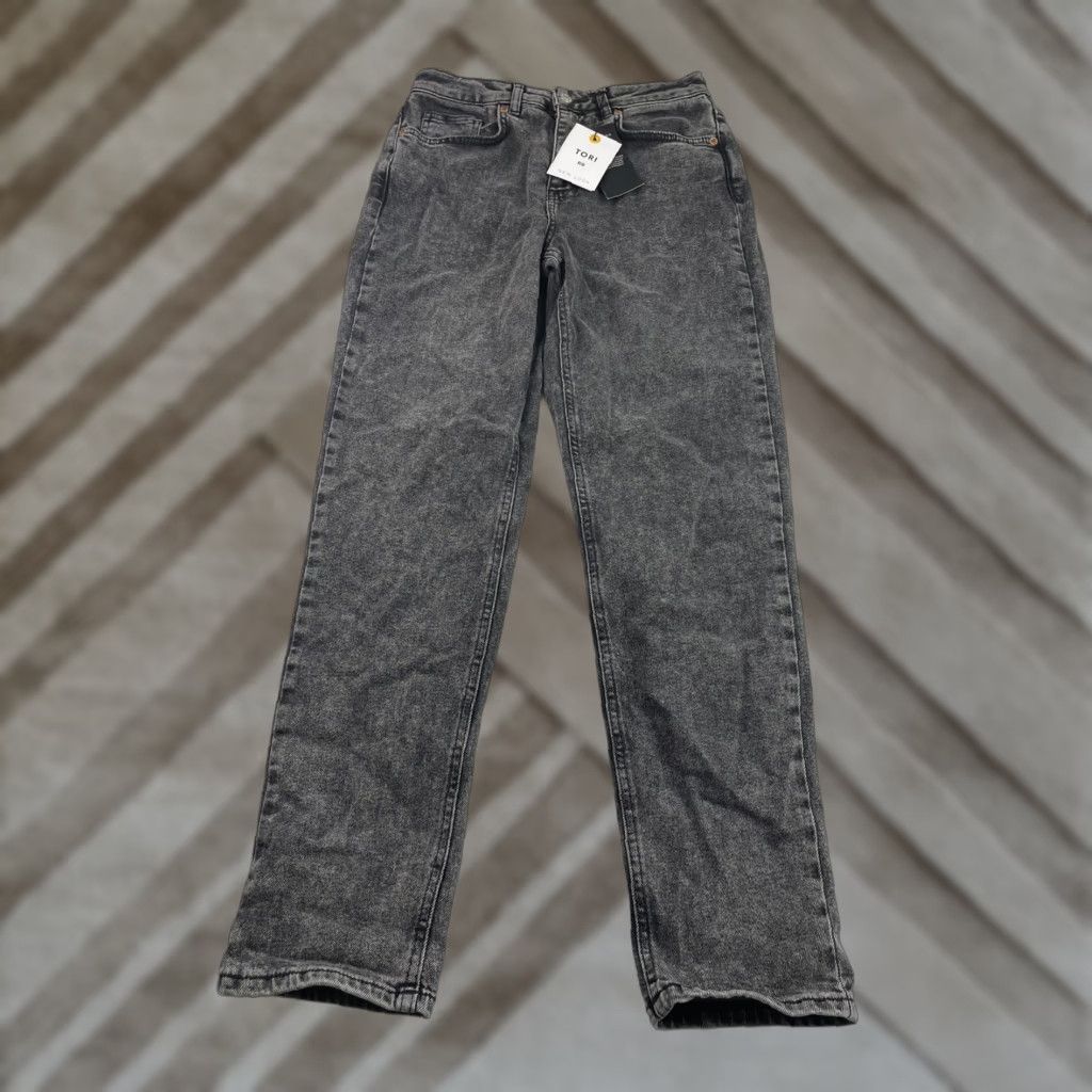 Vintage NWT New Look TORI Womens Santorini Mom Jeans Black Washed Size 6 Size 28" / US 6 / IT 42 - 1 Thumbnail