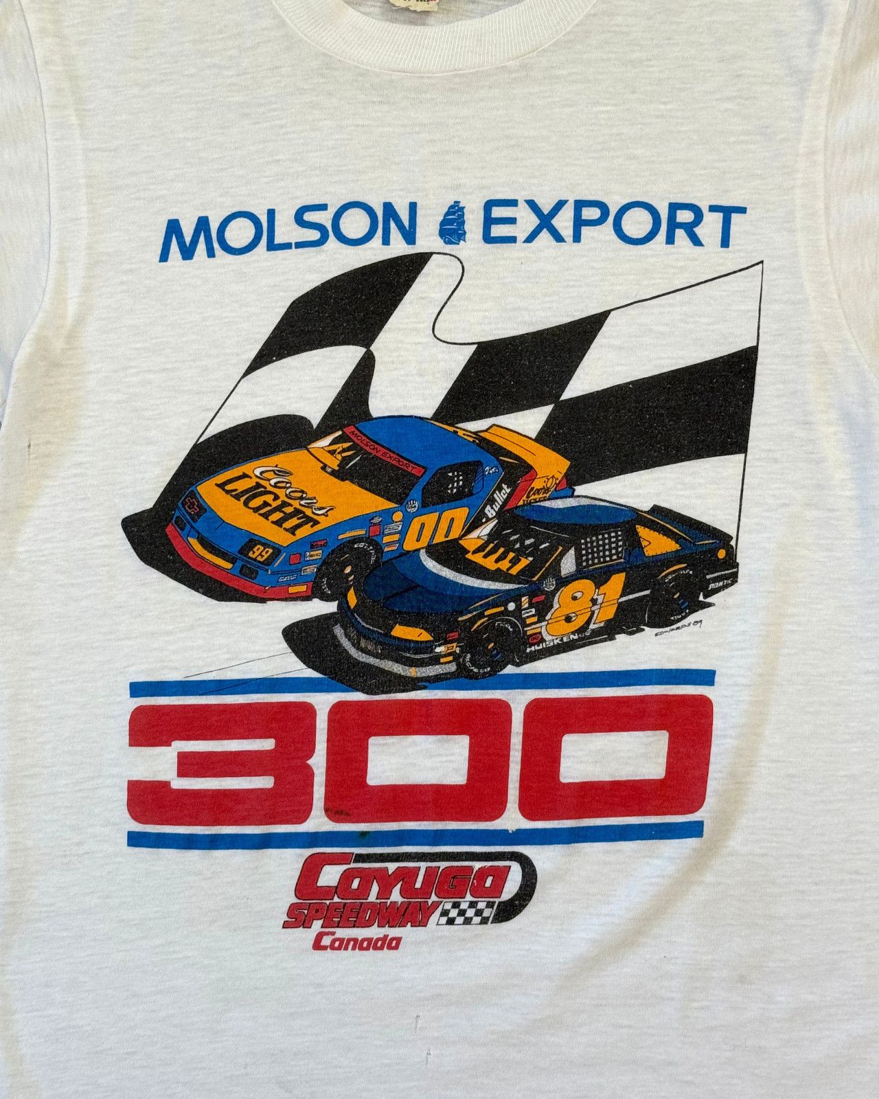 Vintage Rare Vintage 1989 Molson Export 300 T-Shirt - Size Small Size US S / EU 44-46 / 1 - 3 Thumbnail