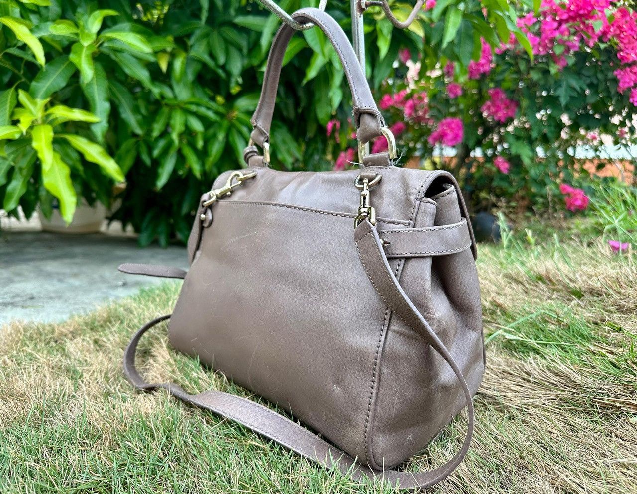 Mulberry Authentic Mulberry Primrose Taupe Calf Leather Top Handle Size ONE SIZE - 3 Thumbnail