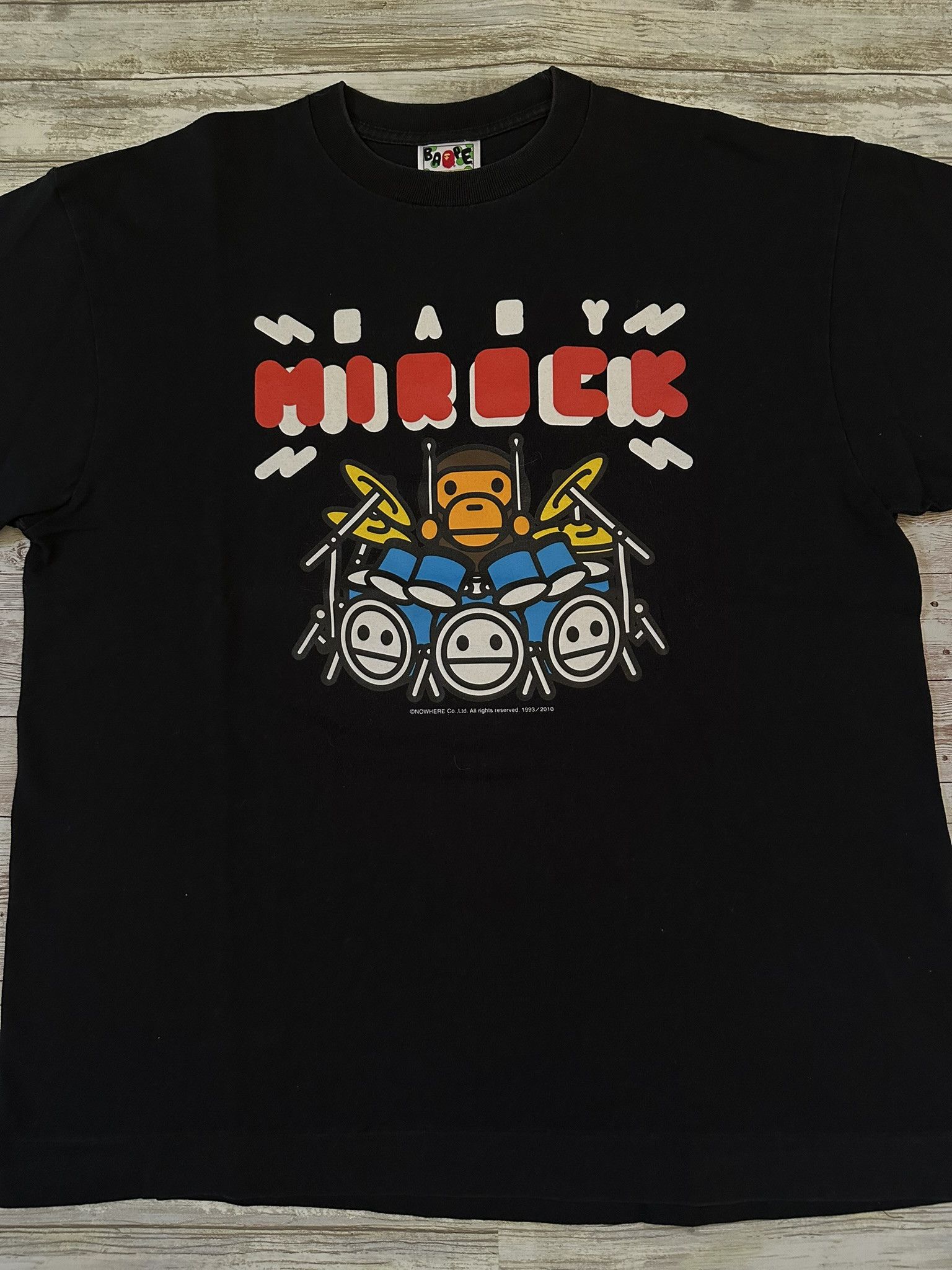 Bape Baby Milo Mirock Tee Size US L / EU 52-54 / 3 - 2 Thumbnail