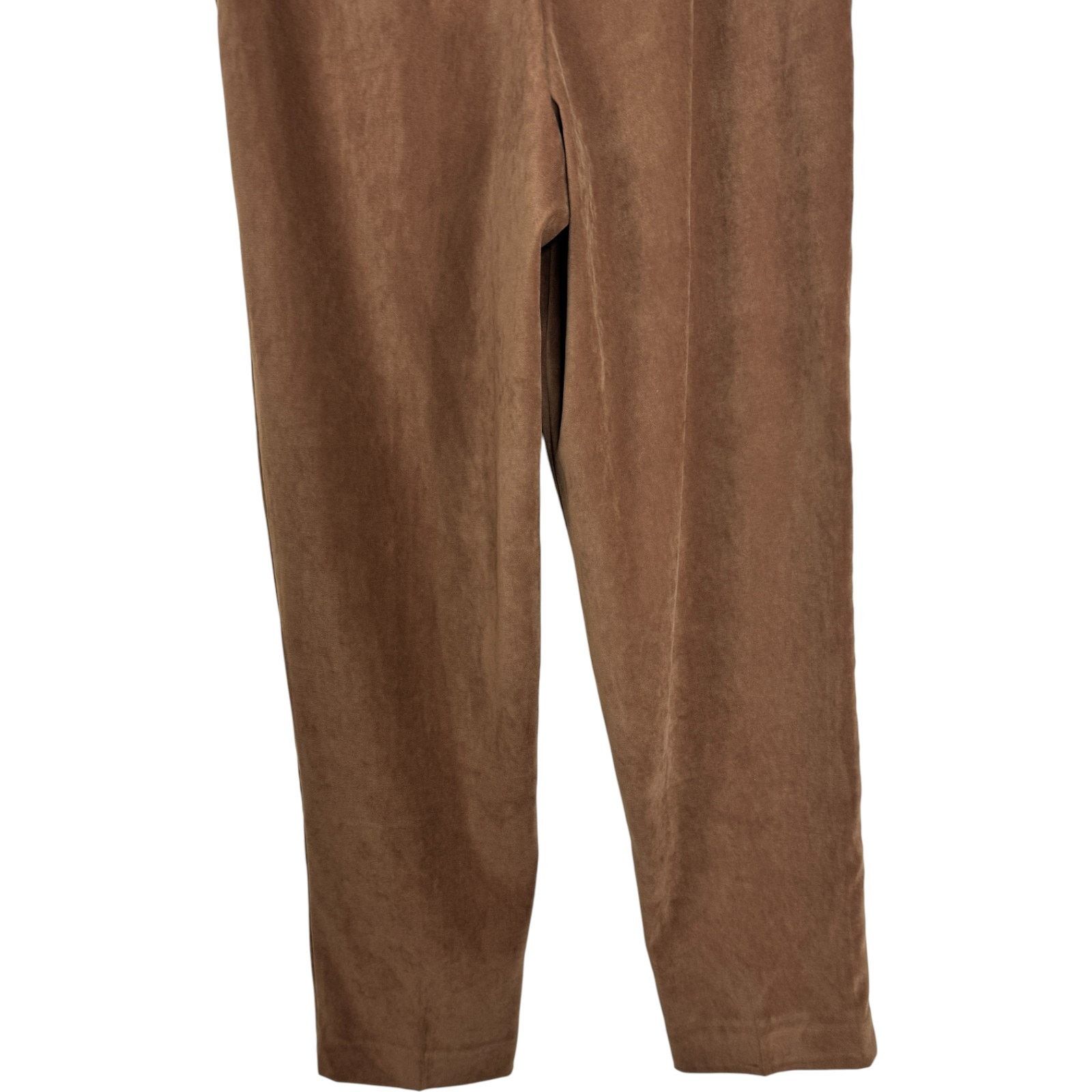 Other Vintage W.L. Sportswear Petites Brown Stretch Pants Size 14 Size 36" / US 14 / IT 50 - 5 Thumbnail