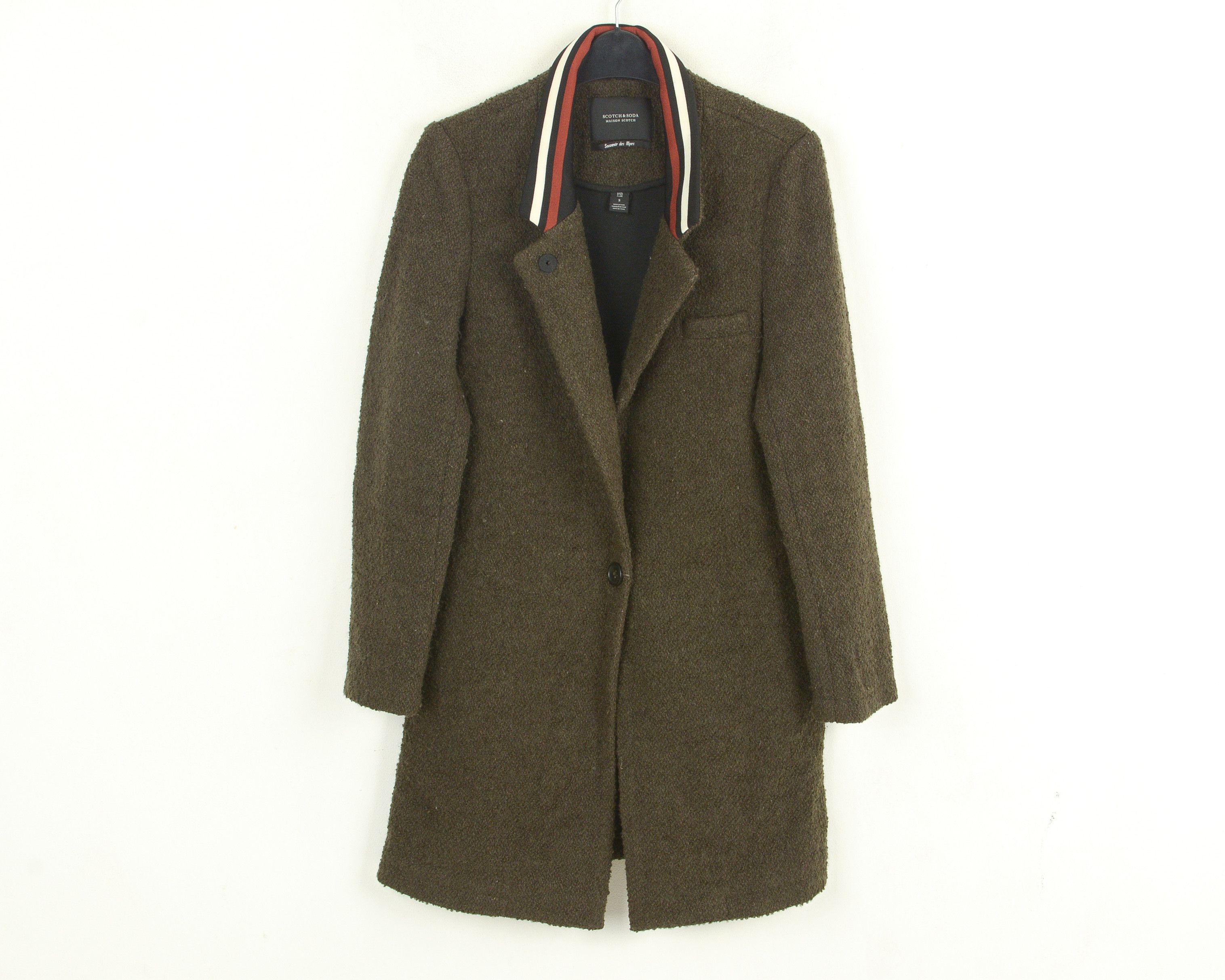 Scotch & Soda Souvenir des Alpes Womens S Wool Over Coat Jacket Size S / US 4 / IT 40 - 1 Thumbnail