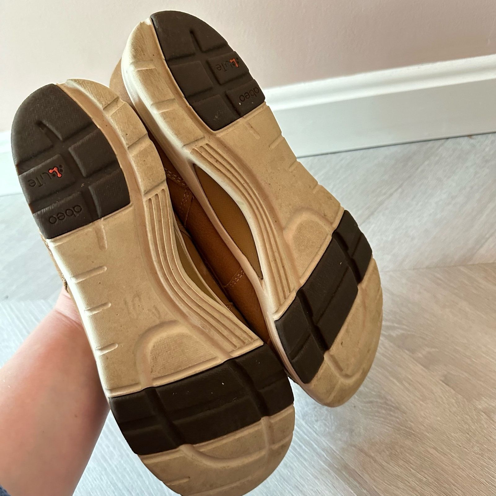 Other Abeo Lite Caleb Loafers Boat Shoes Men 8.5 Tan Leather Suede Size US 8.5 / EU 41-42 - 9 Thumbnail